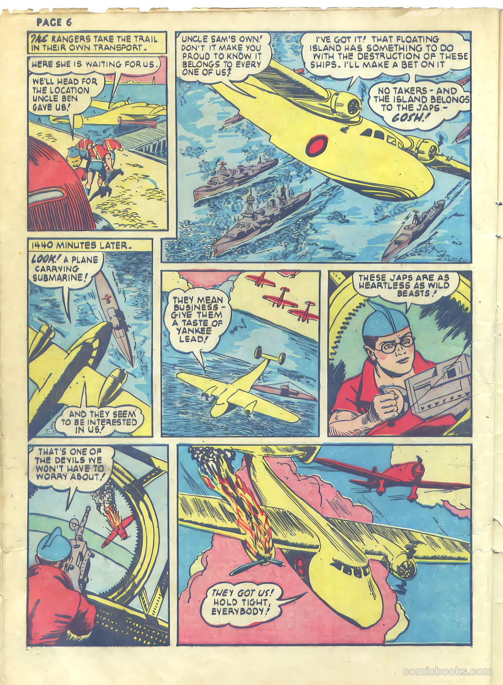 Rangers Comics #4 (1942) — page 8 of 67