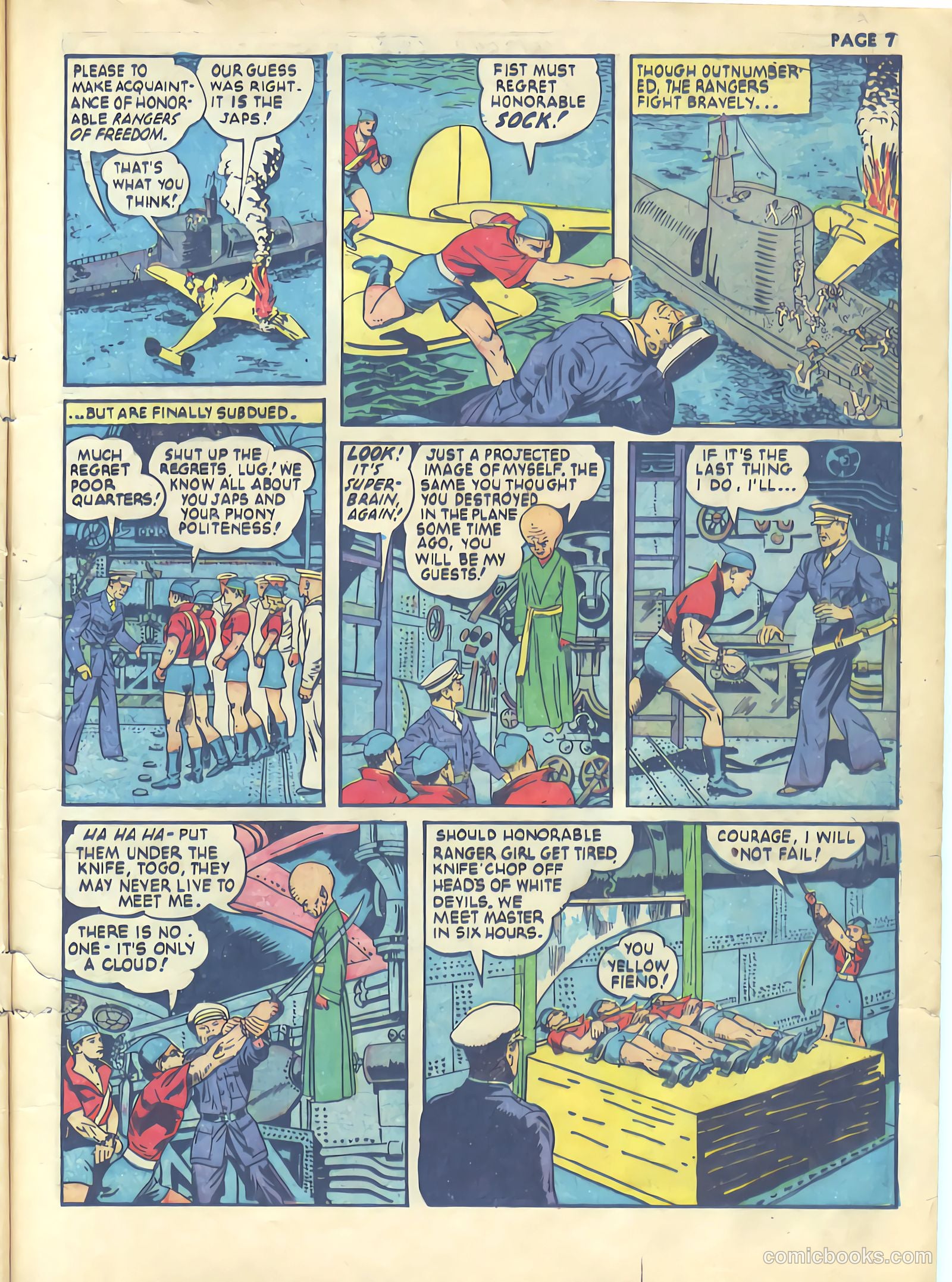 Rangers Comics #4 (1942) — page 9 of 67