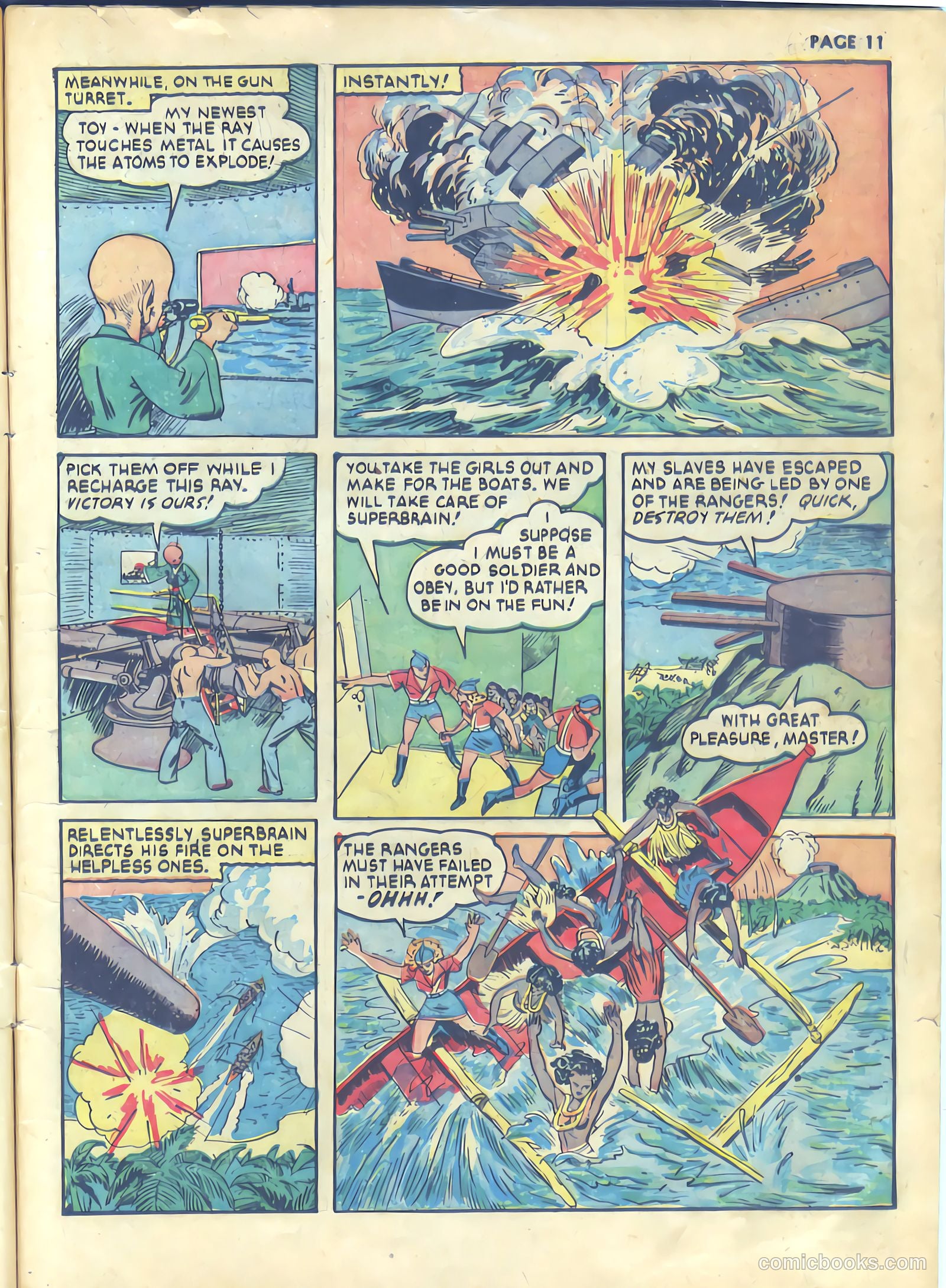 Rangers Comics #4 (1942) — page 13 of 67