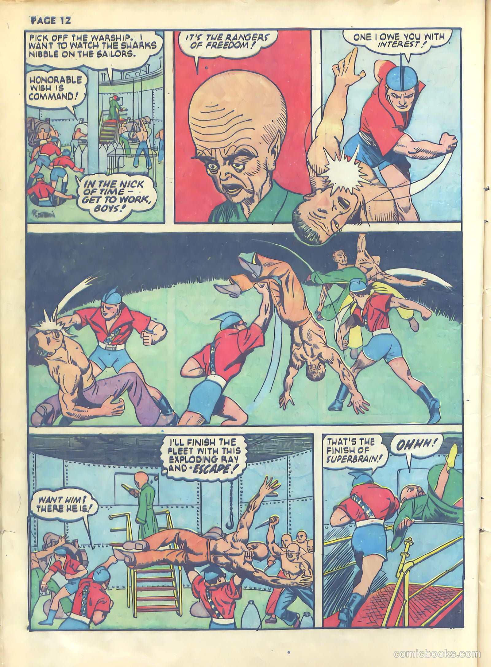 Rangers Comics #4 (1942) — page 14 of 67