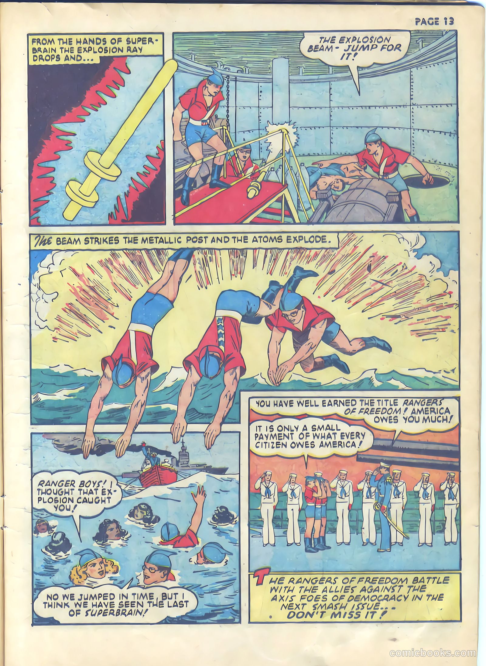 Rangers Comics #4 (1942) — page 15 of 67