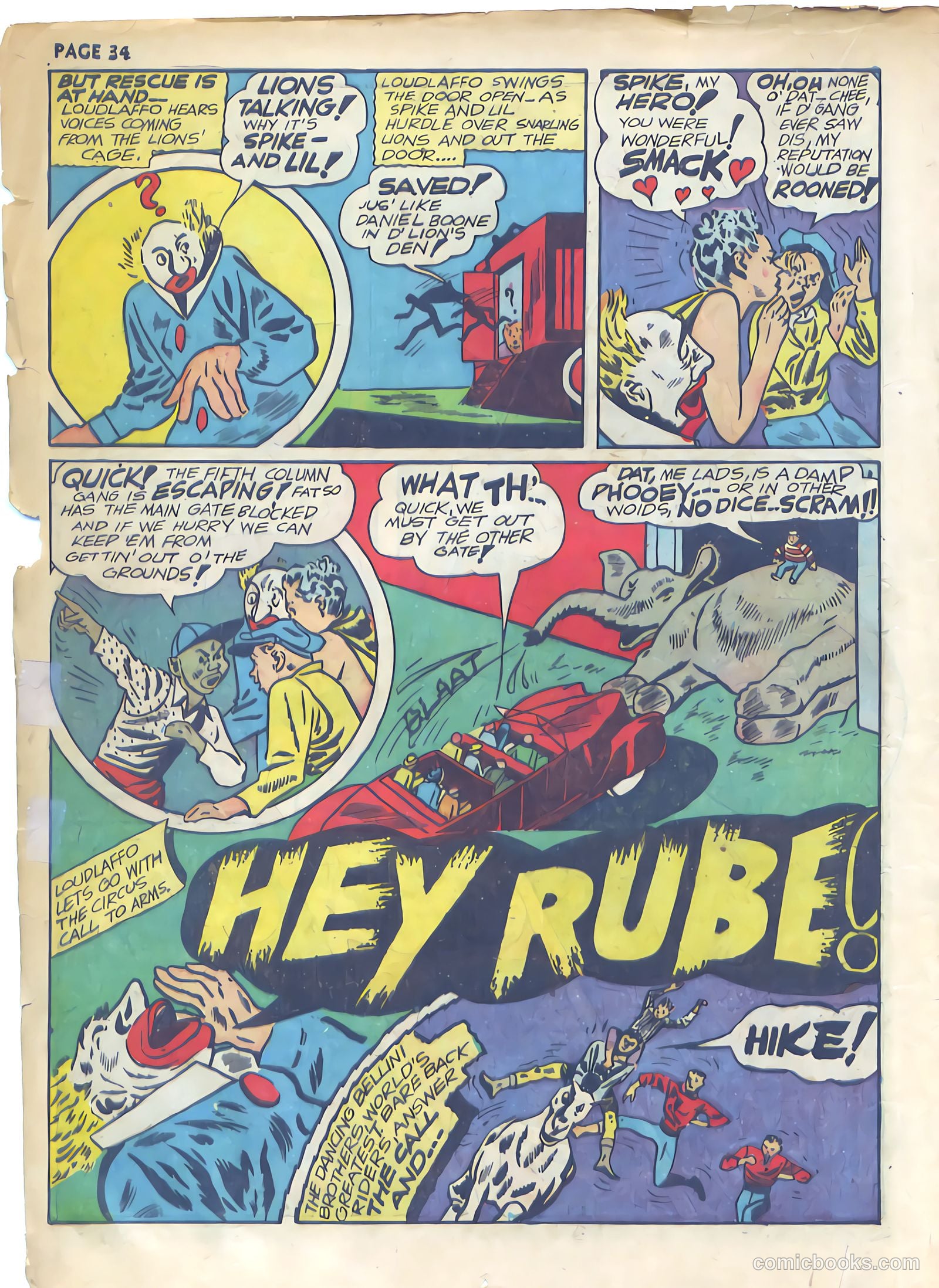 Rangers Comics #4 (1942) — page 36 of 67