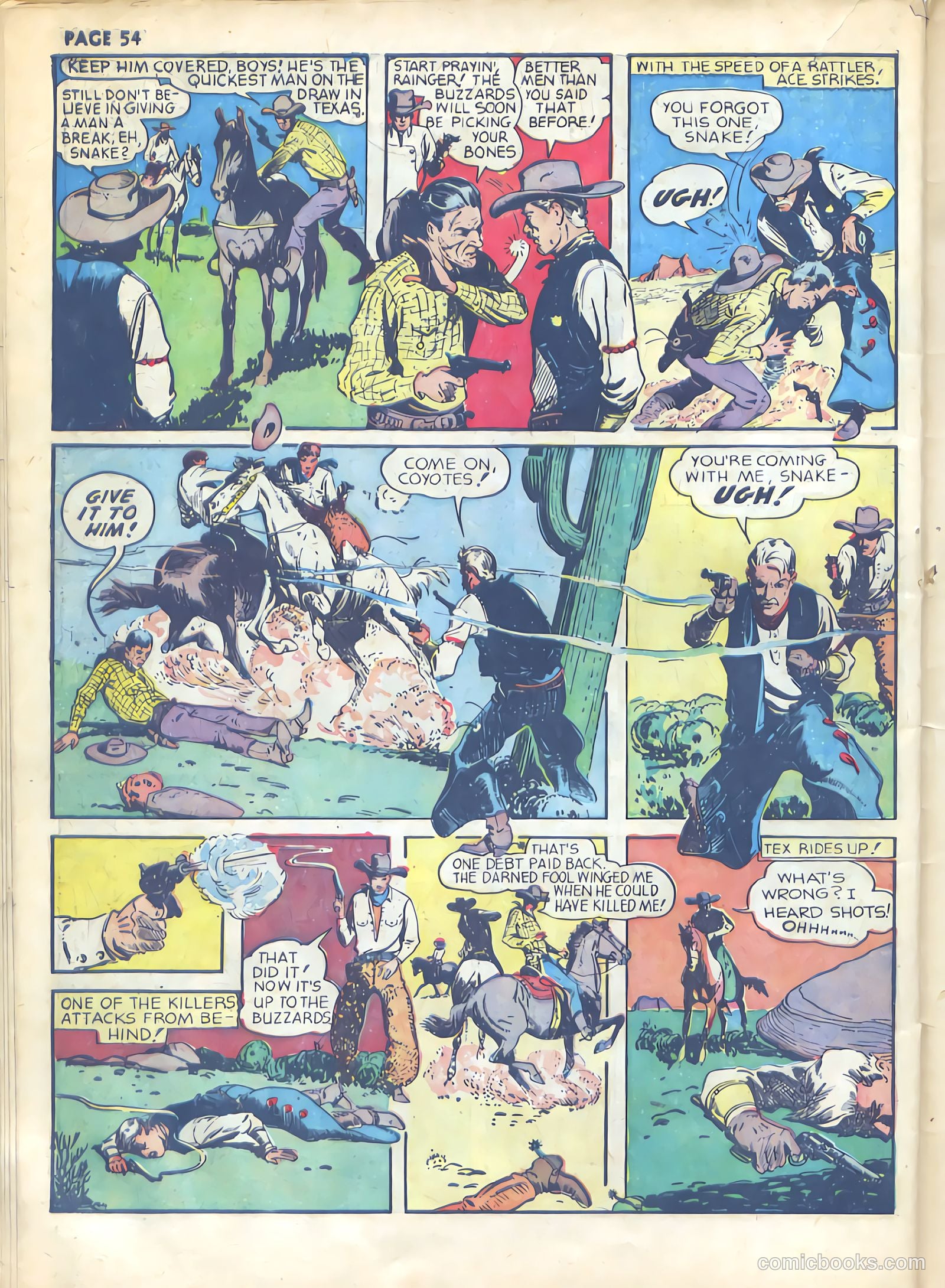Rangers Comics #4 (1942) — page 56 of 67