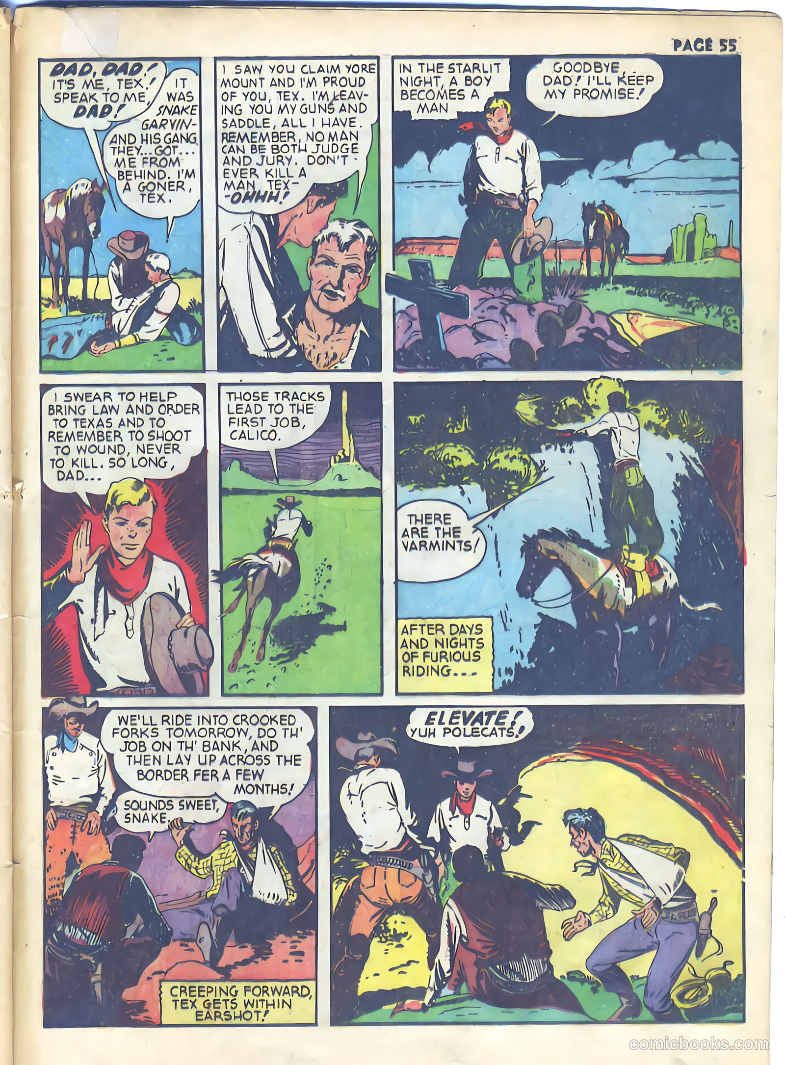 Rangers Comics #4 (1942) — page 57 of 67