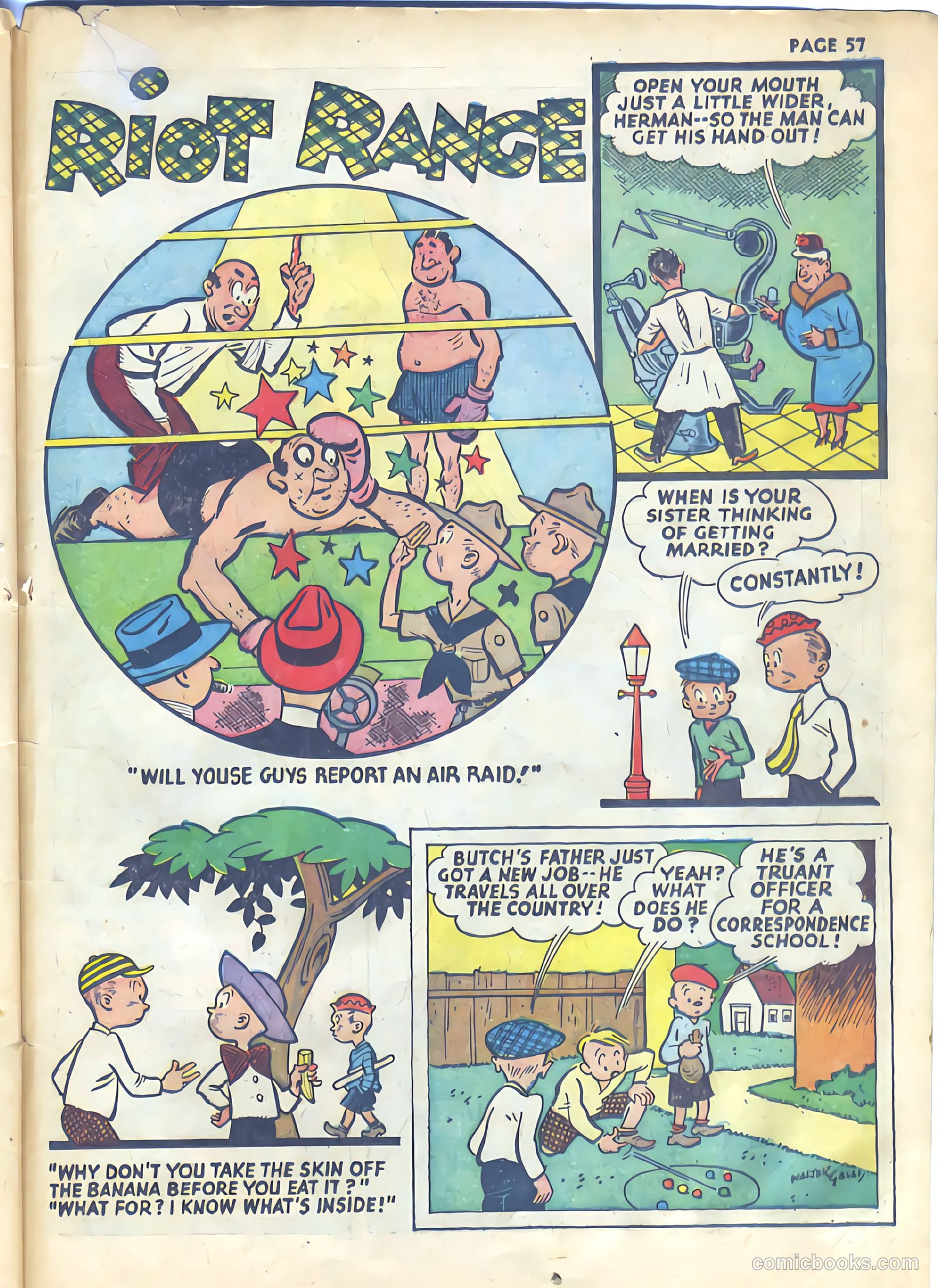 Rangers Comics #4 (1942) — page 59 of 67