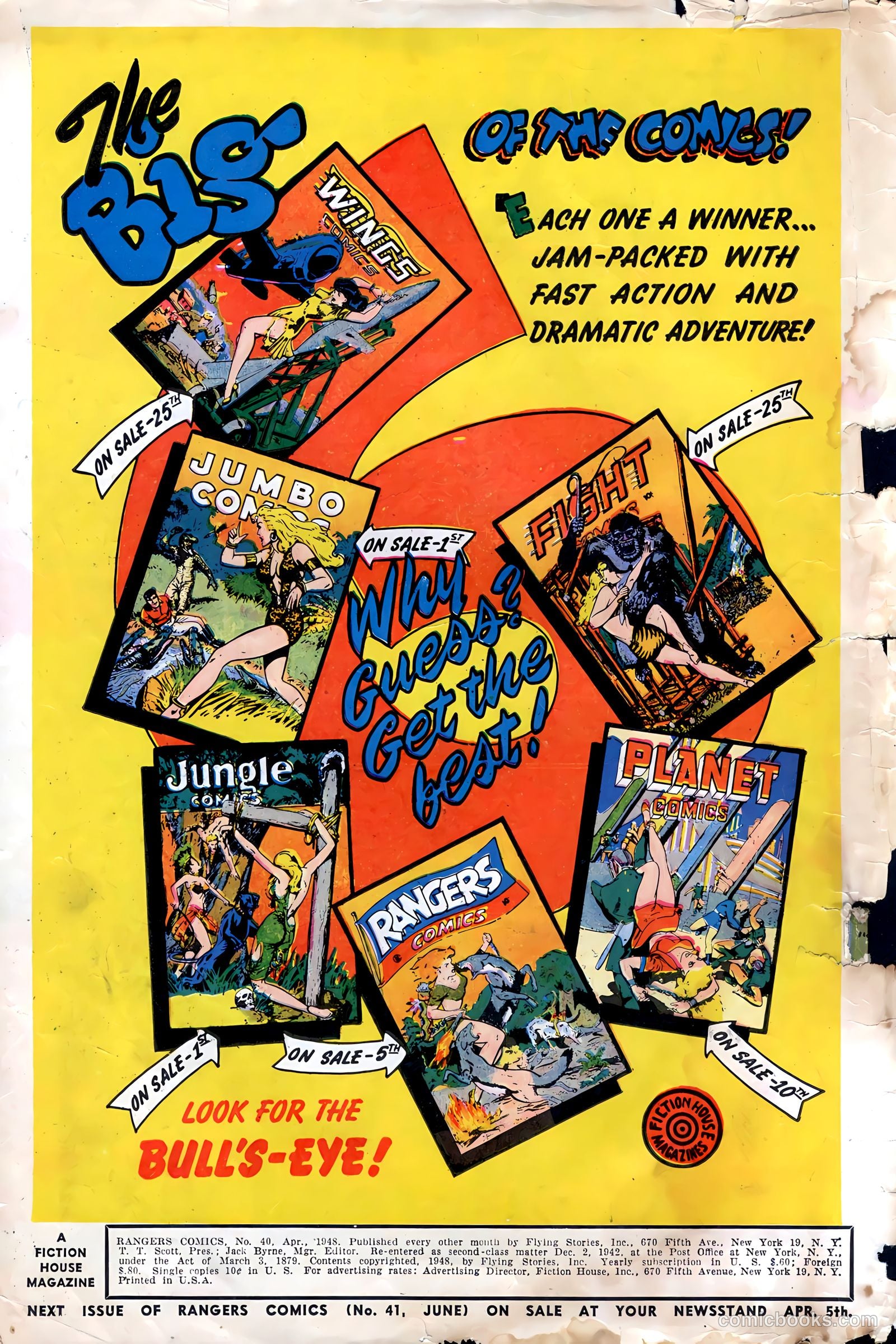 Rangers Comics #40 (1948) — page 3 of 53