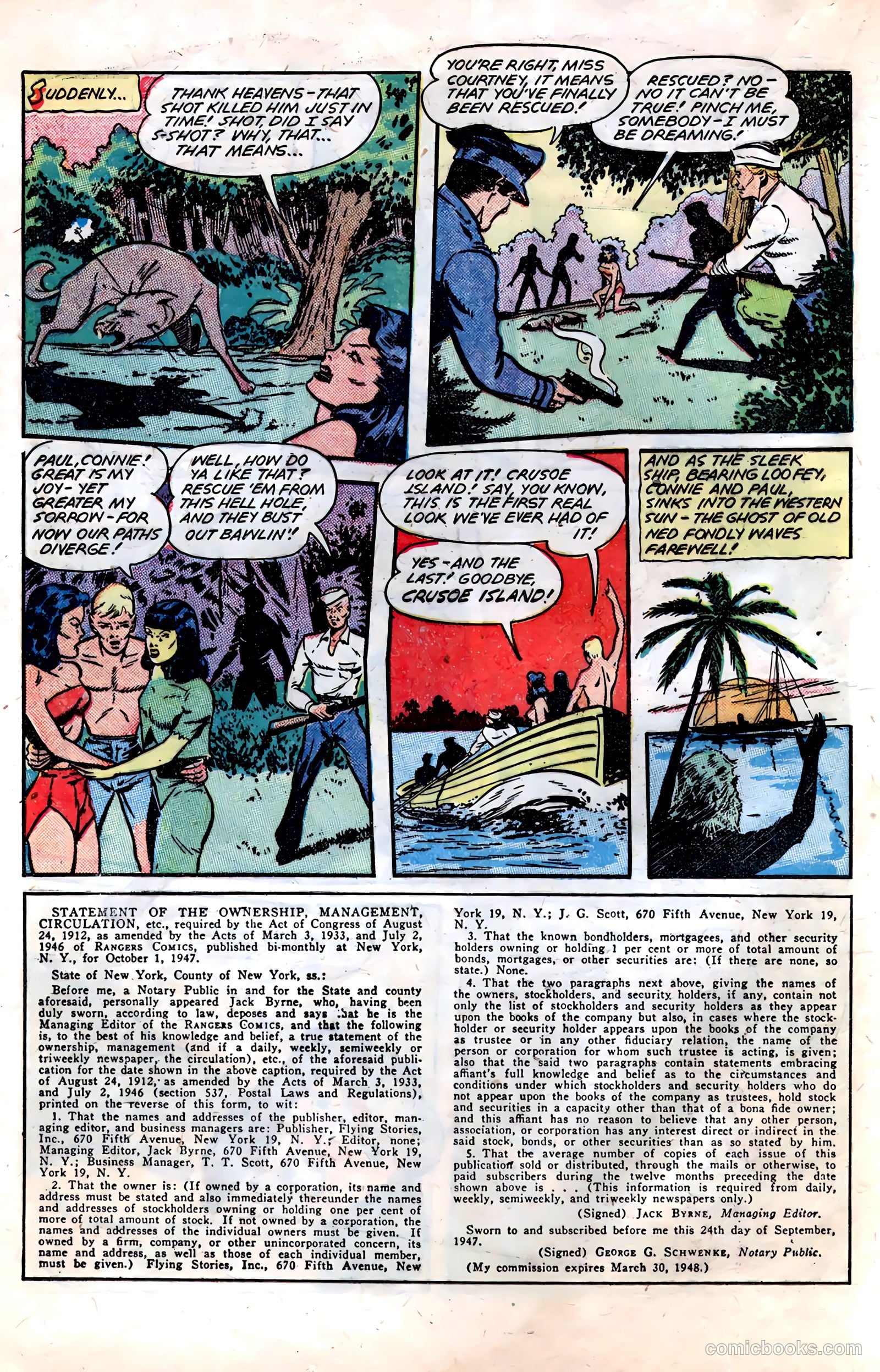 Rangers Comics #40 (1948) — page 29 of 53