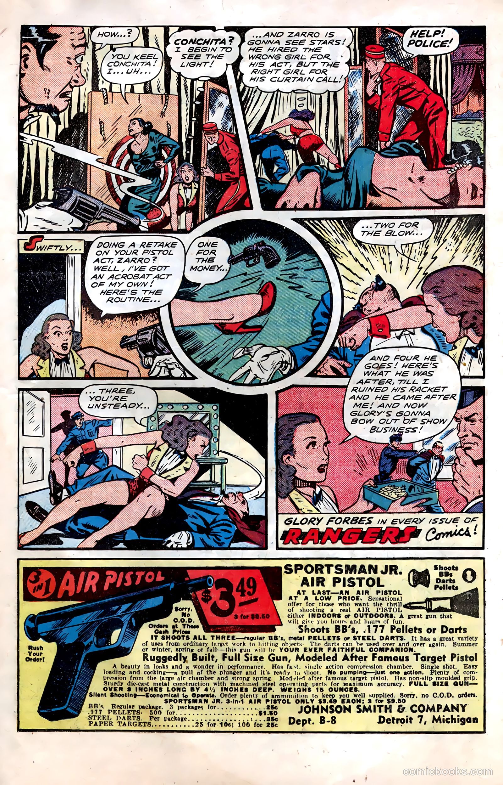 Rangers Comics #40 (1948) — page 36 of 53