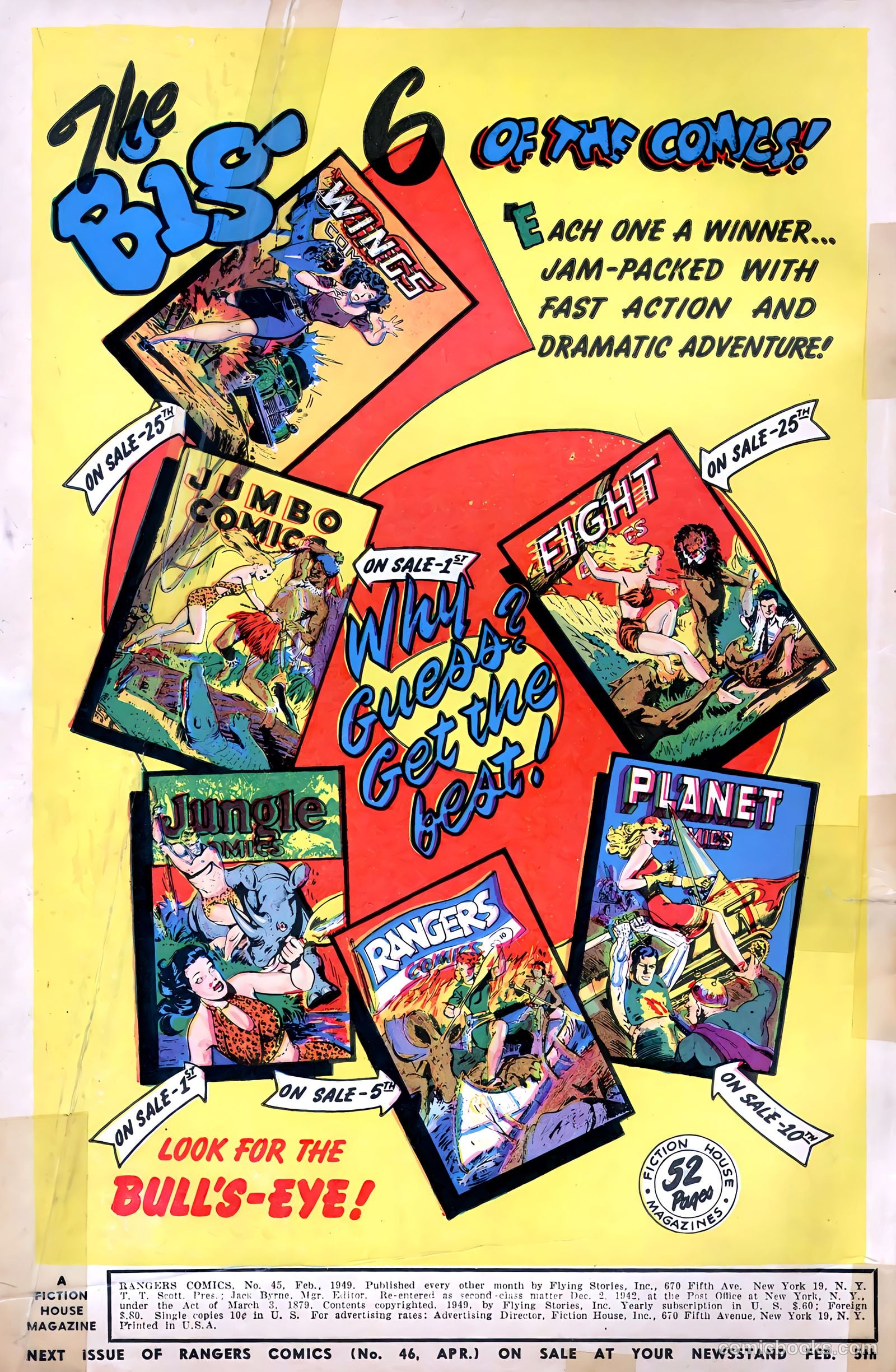 Rangers Comics #45 (1949) — page 2 of 52