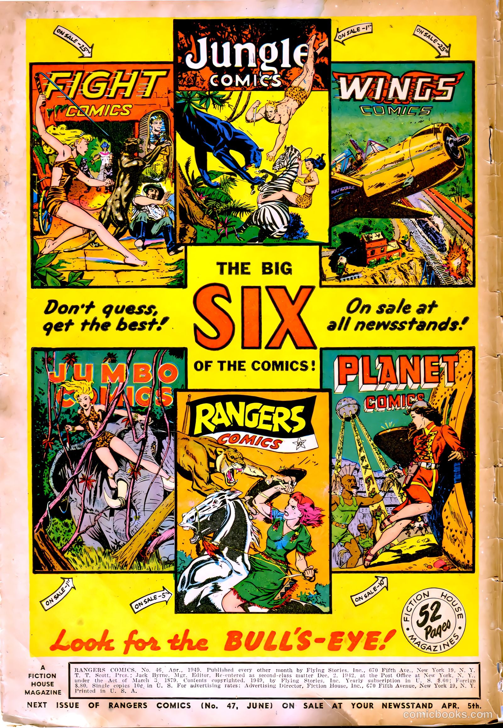 Rangers Comics #46 (1949) — page 2 of 52