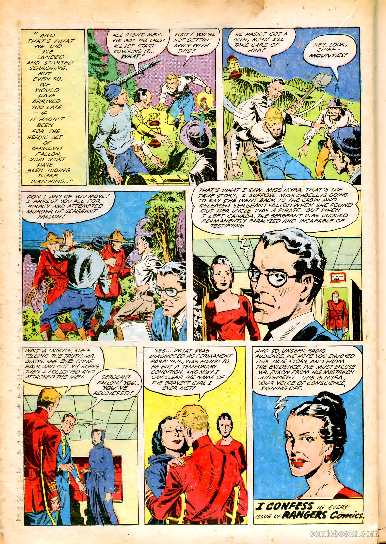 Rangers Comics #46 (1949) — page 34 of 52