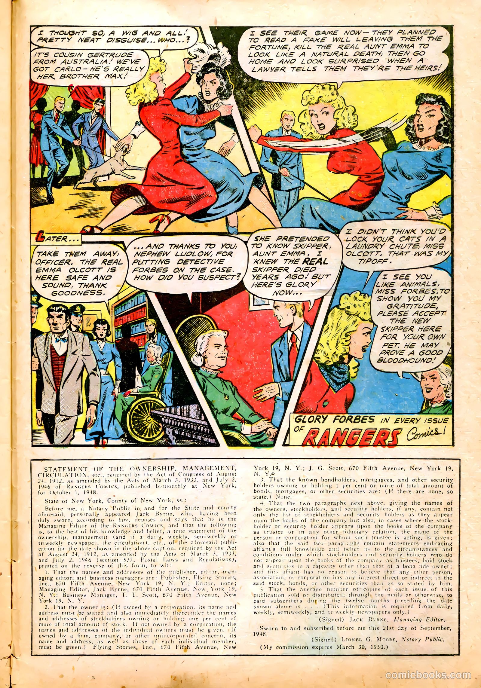 Rangers Comics #46 (1949) — page 43 of 52