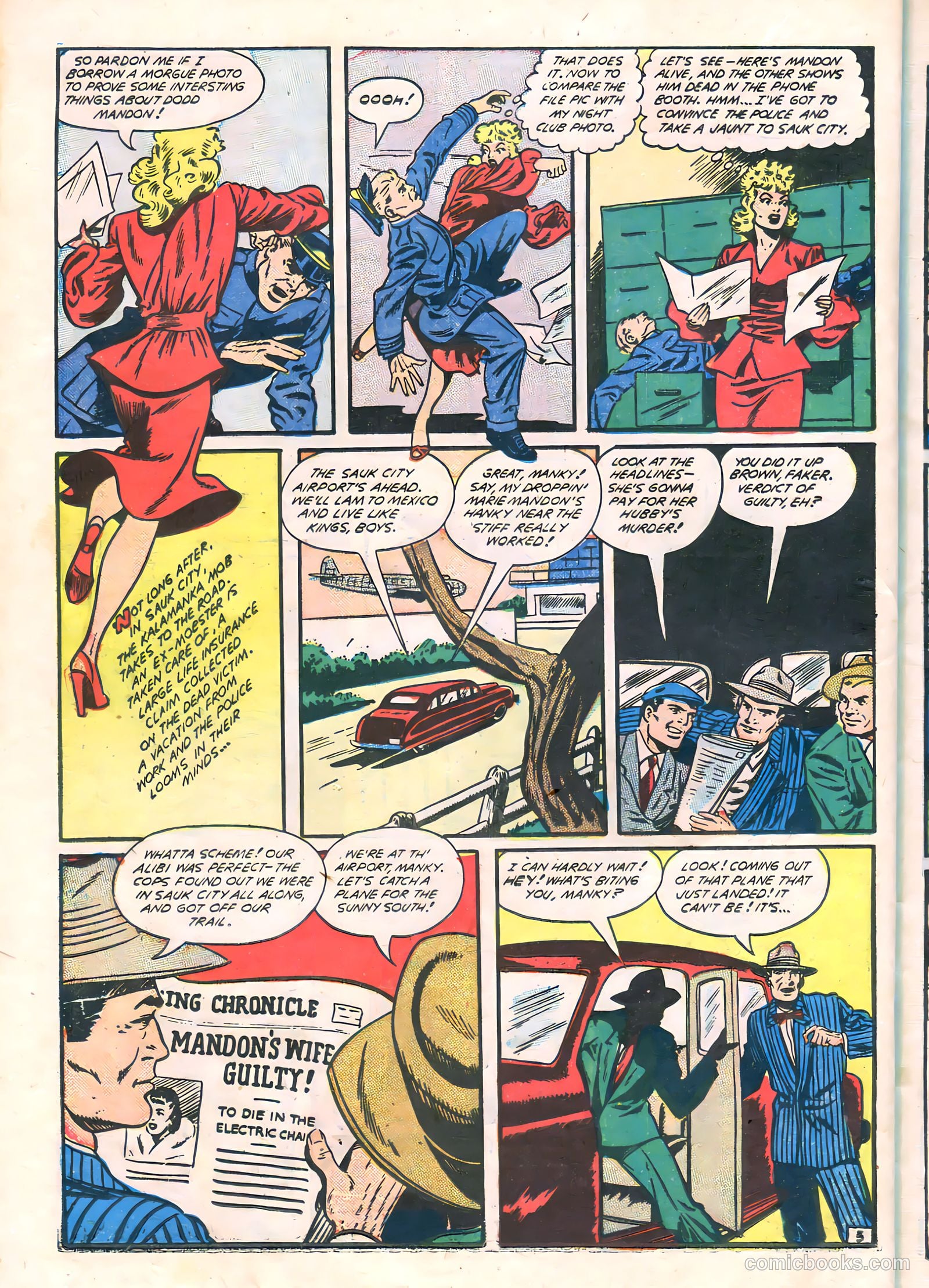 Rangers Comics #47 (1949) — page 36 of 52