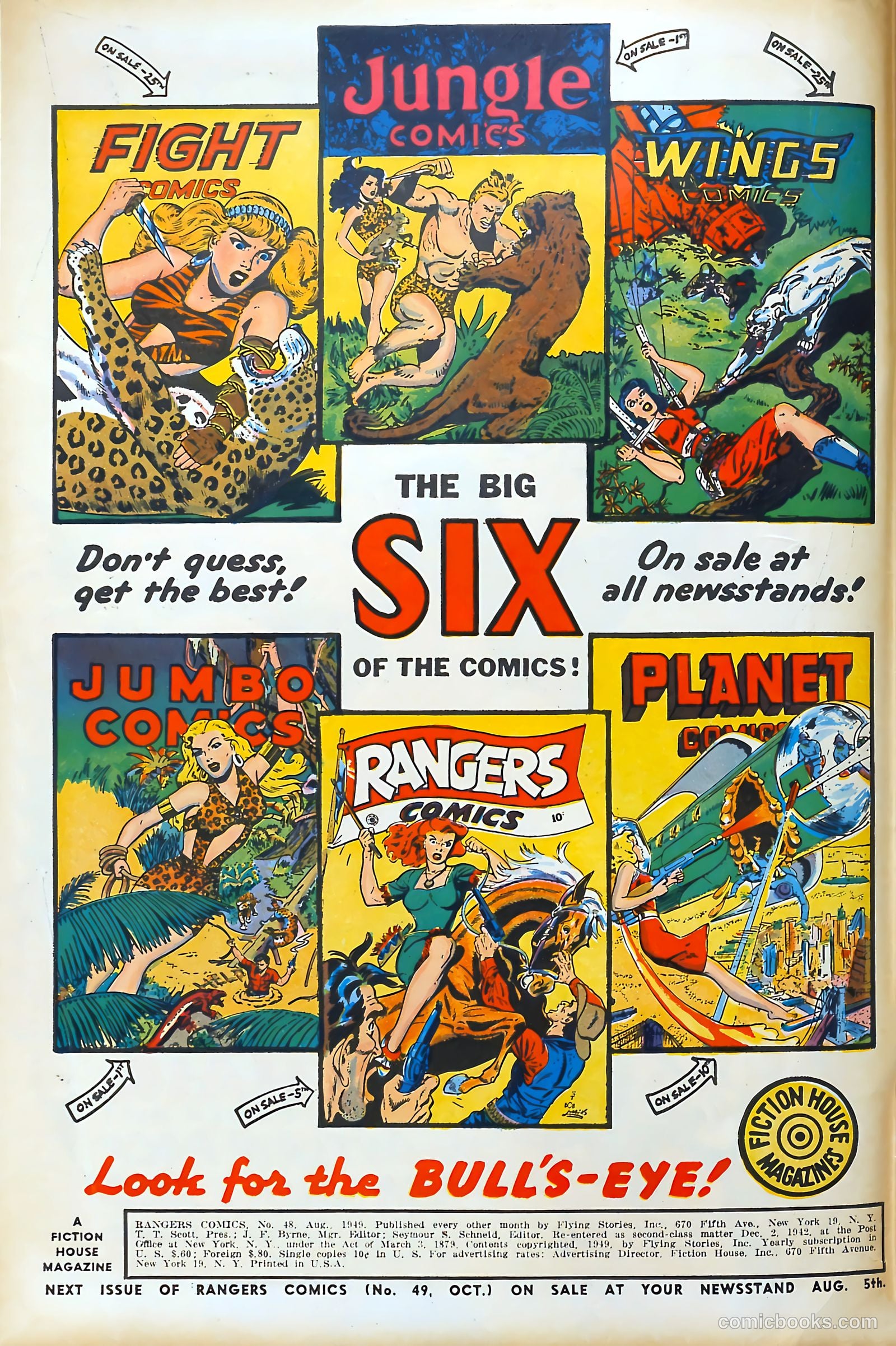 Rangers Comics #48 (1949) — page 2 of 52
