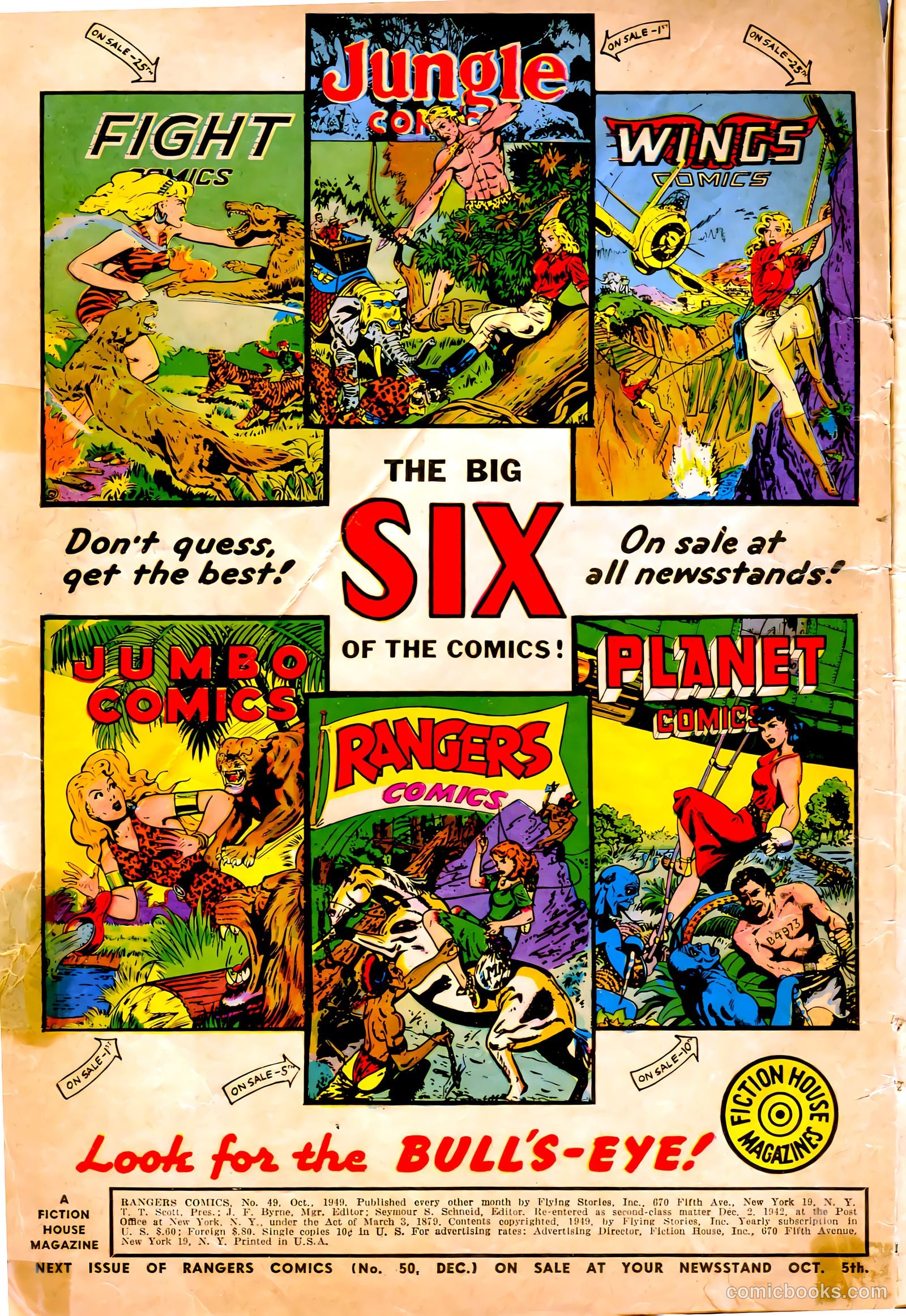 Rangers Comics #49 (1949) — page 2 of 52