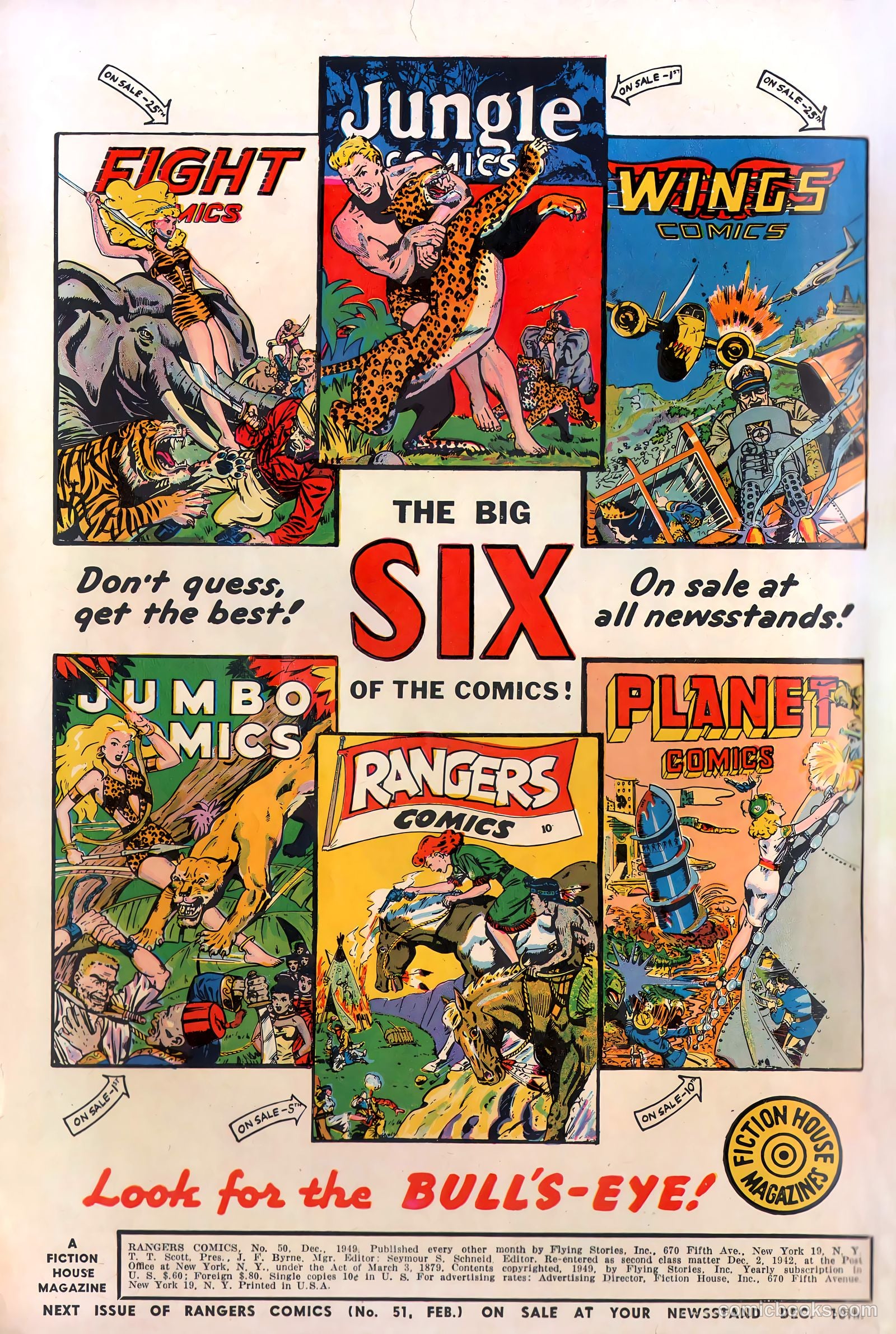 Rangers Comics #50 (1949) — page 2 of 52
