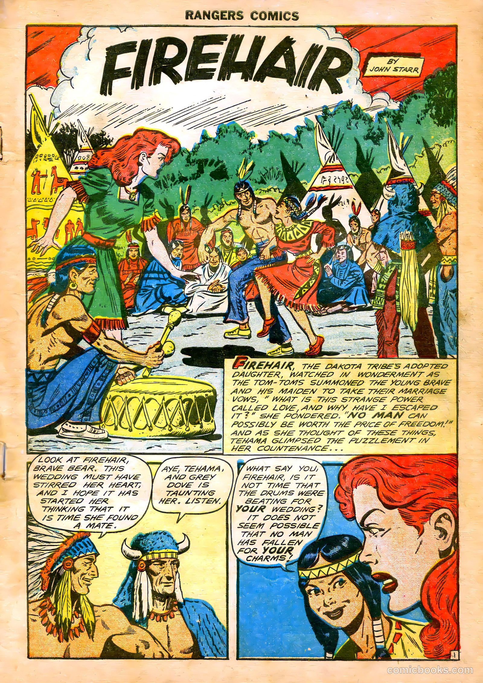 Rangers Comics #51 (1950) — page 3 of 52
