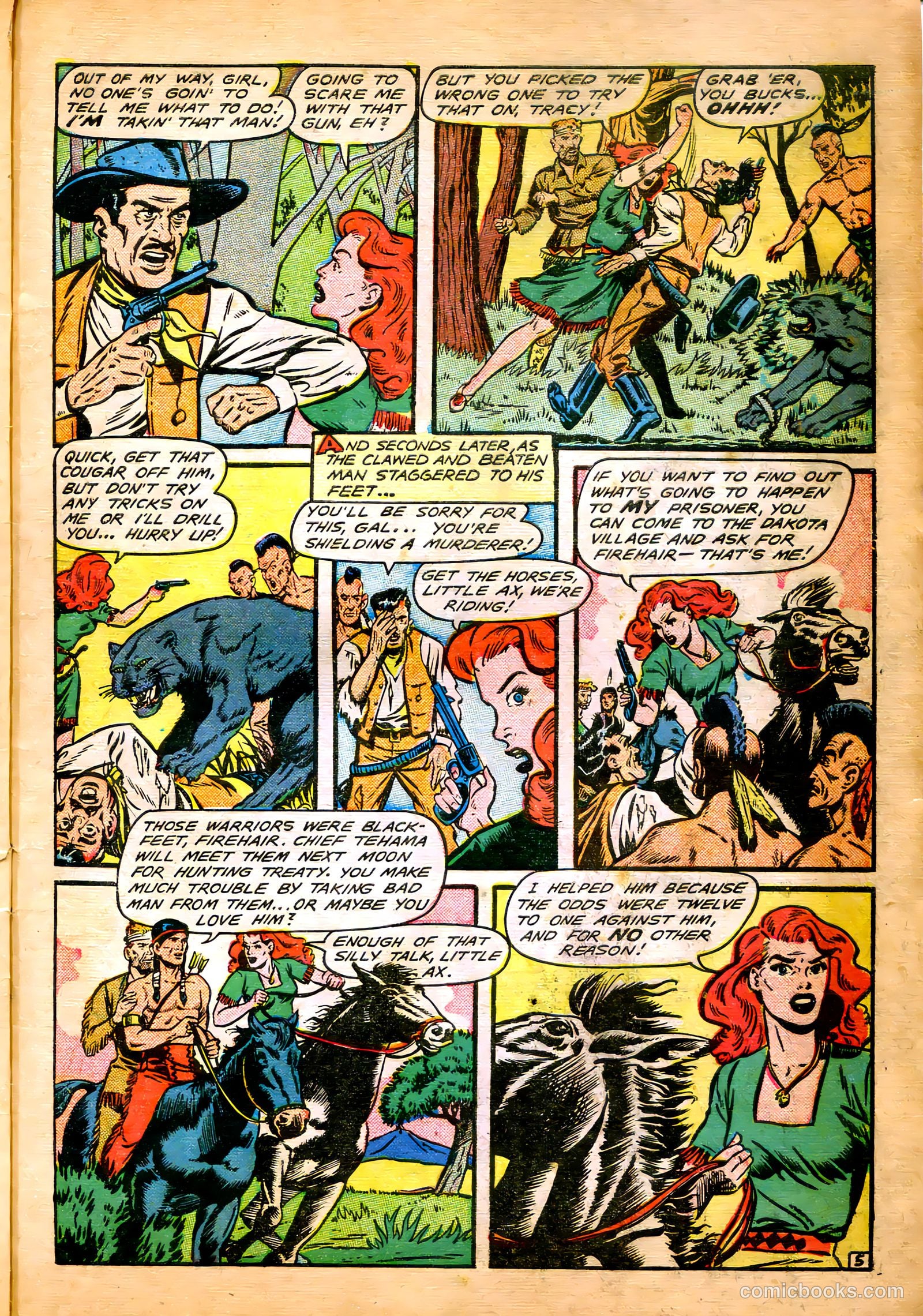Rangers Comics #51 (1950) — page 7 of 52