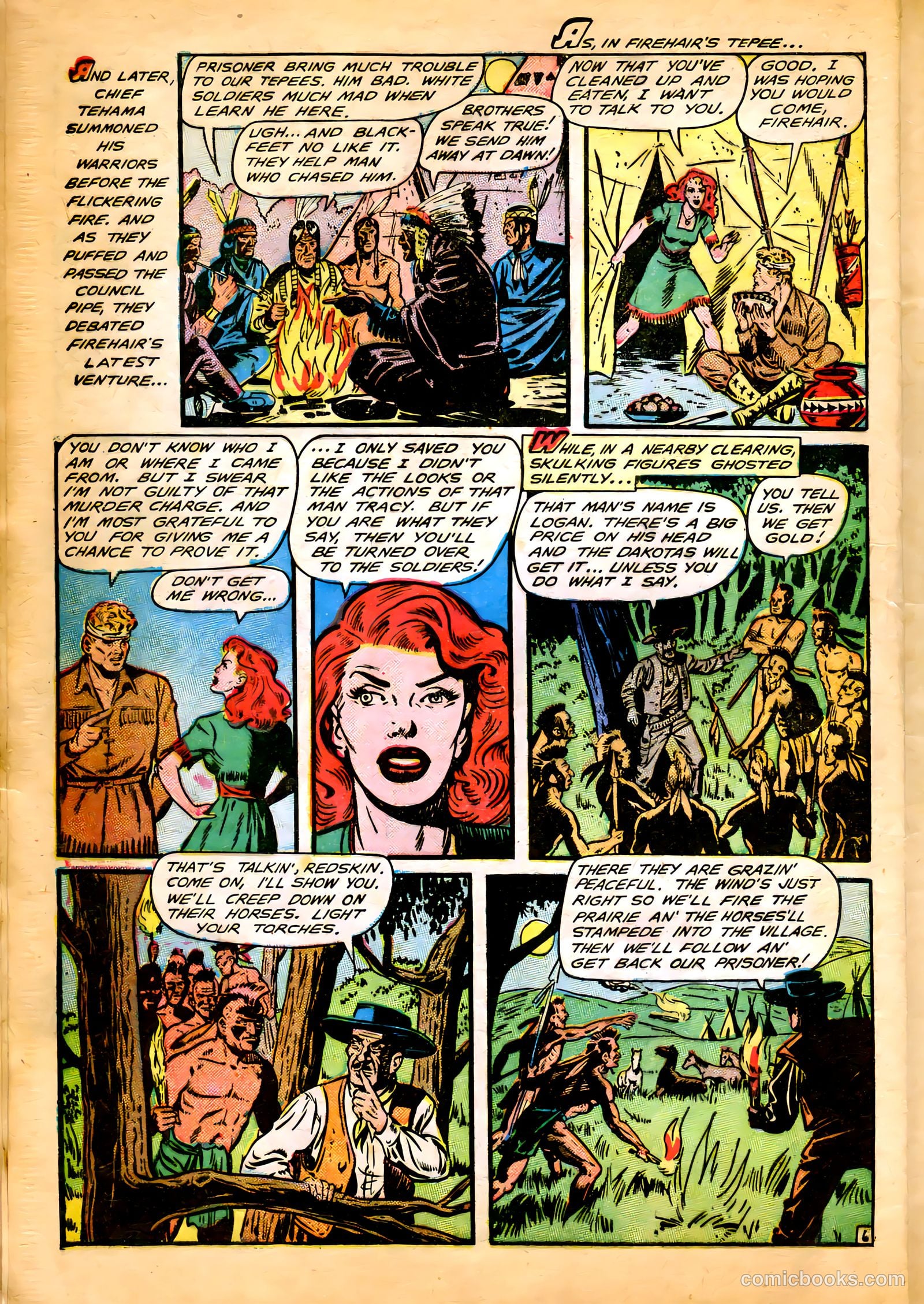Rangers Comics #51 (1950) — page 8 of 52