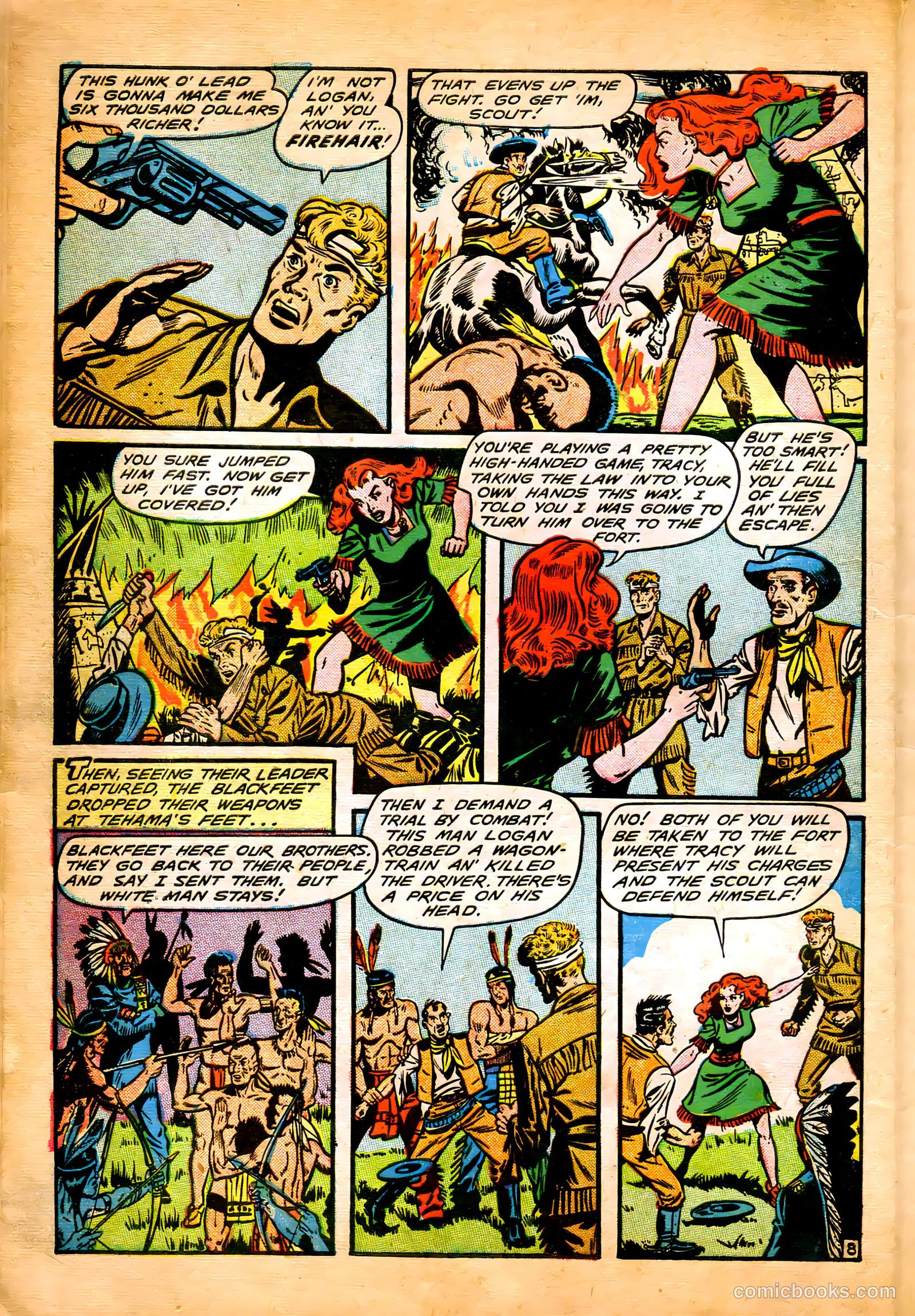 Rangers Comics #51 (1950) — page 10 of 52