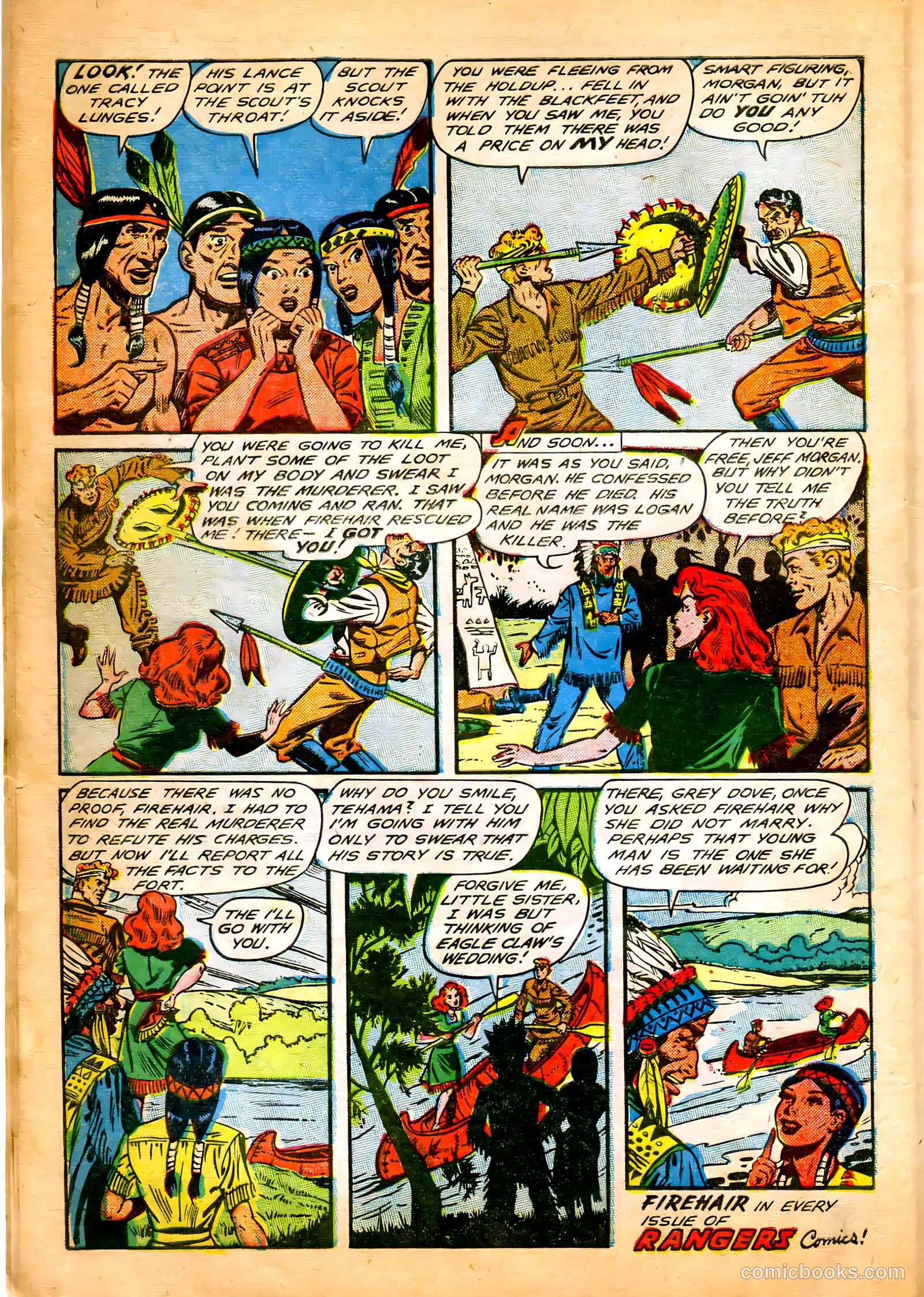 Rangers Comics #51 (1950) — page 12 of 52