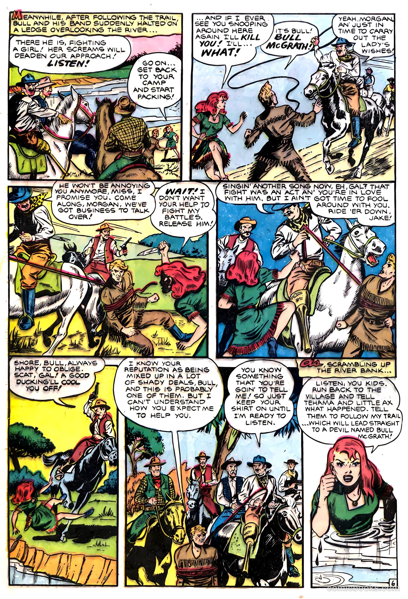 Rangers Comics #52 (1950) — page 8 of 52
