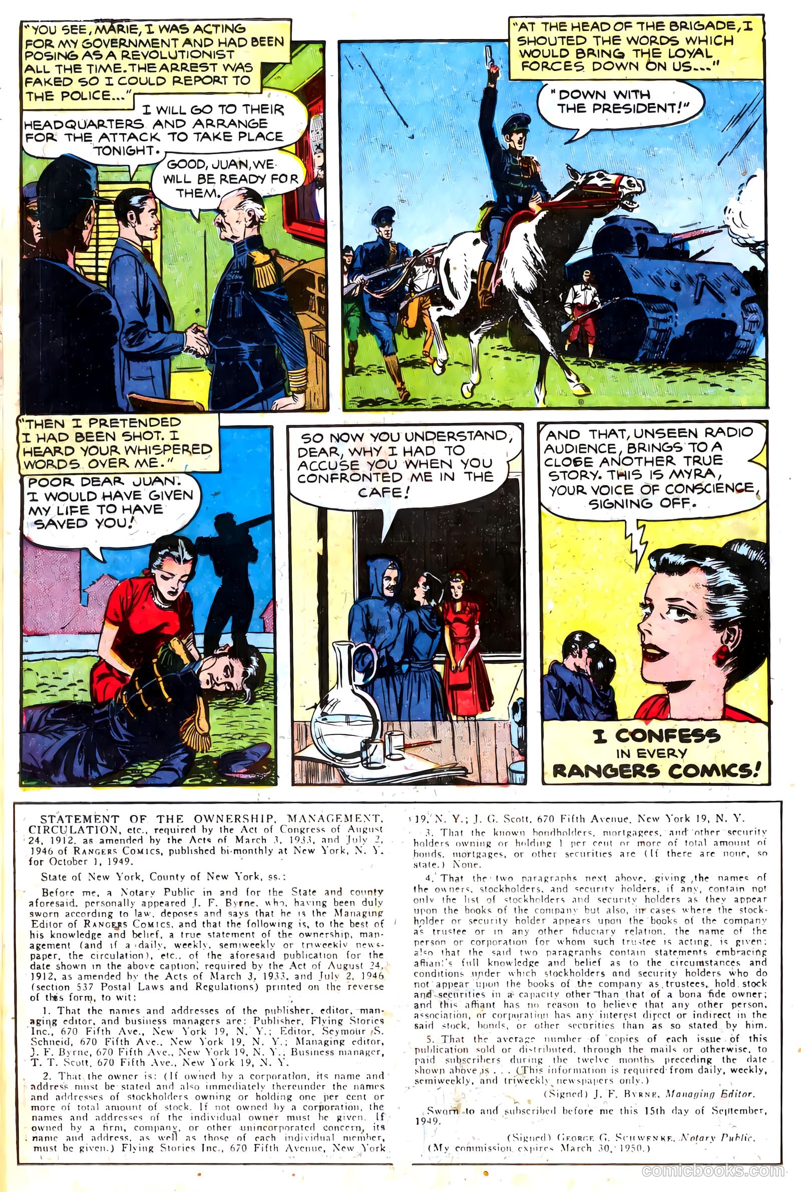 Rangers Comics #52 (1950) — page 26 of 52