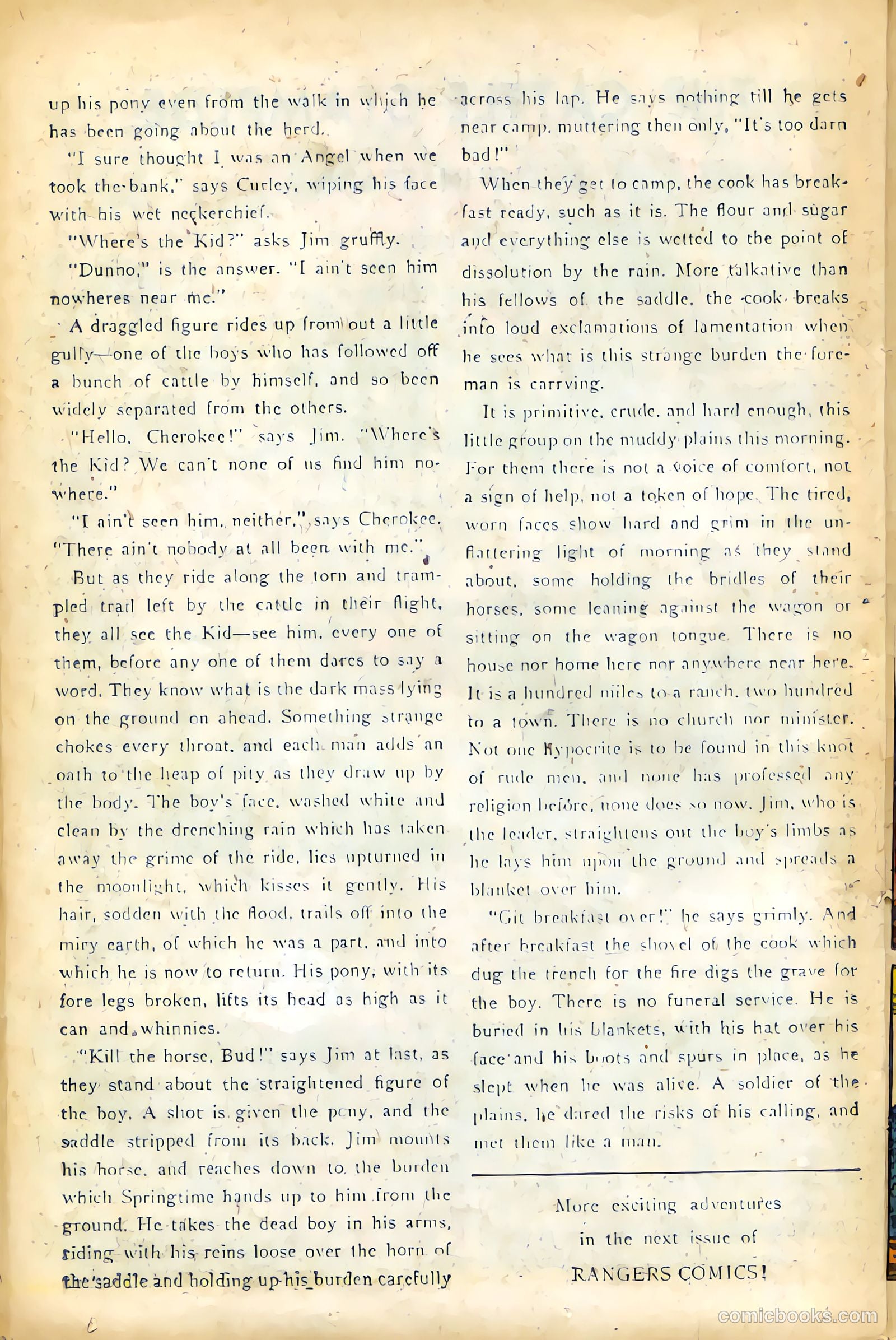 Rangers Comics #53 (1949) — page 36 of 52