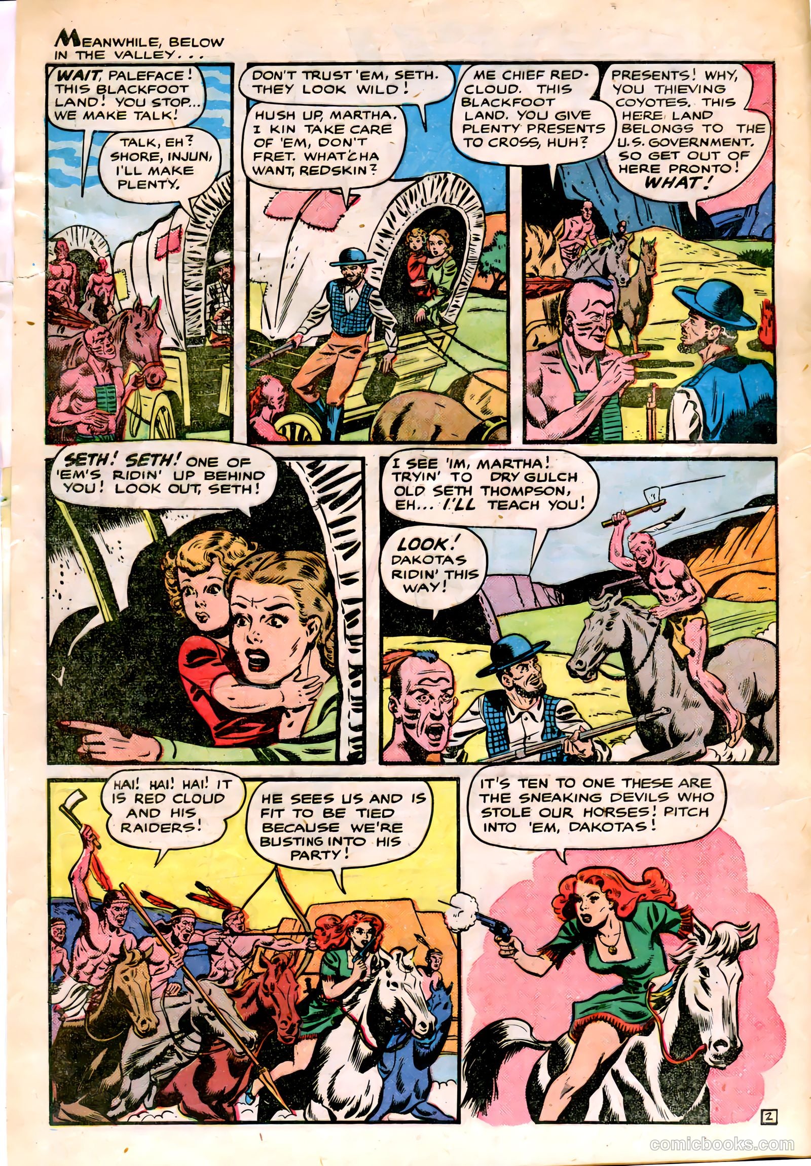 Rangers Comics #54 (1950) — page 4 of 36