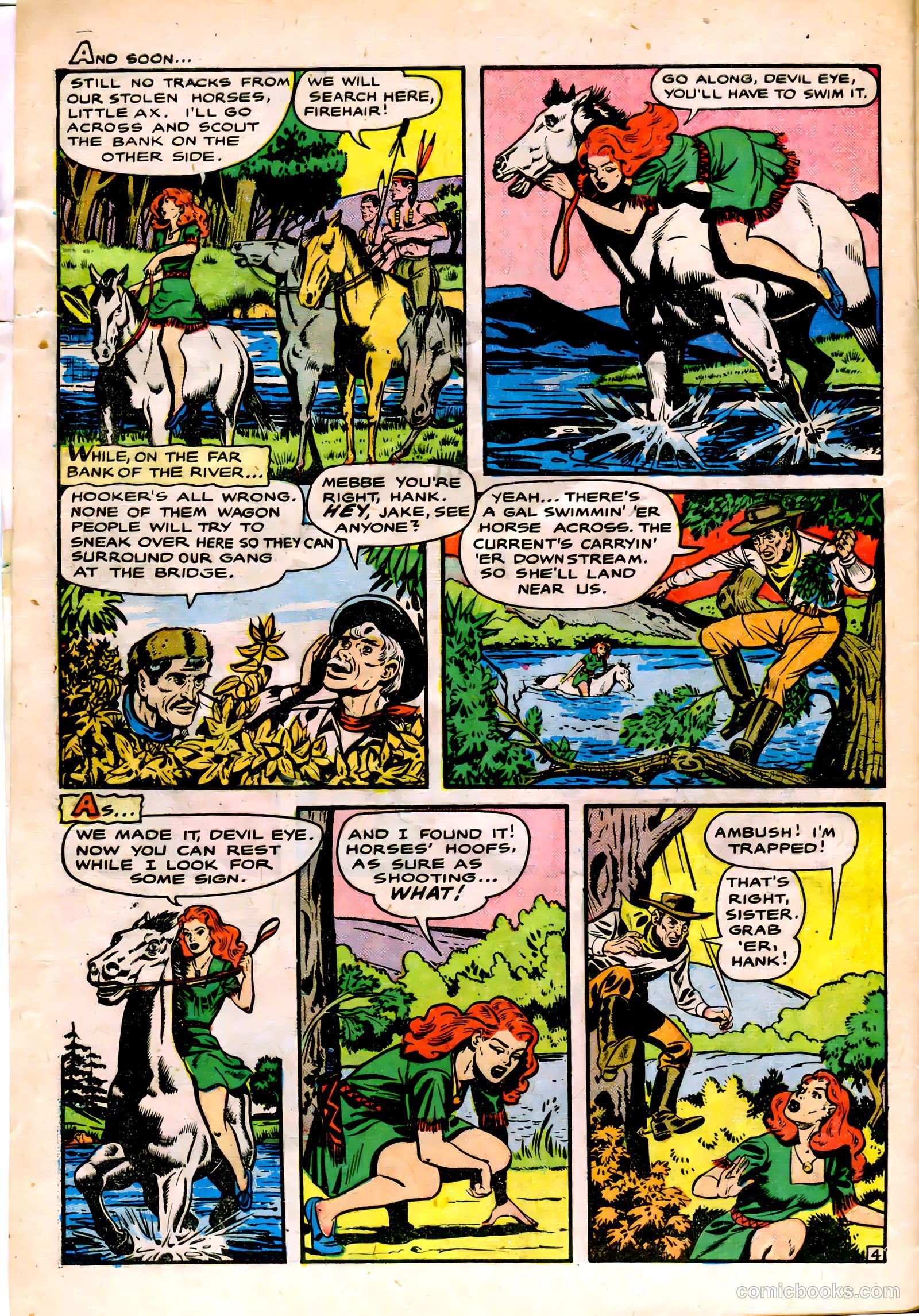 Rangers Comics #54 (1950) — page 6 of 36