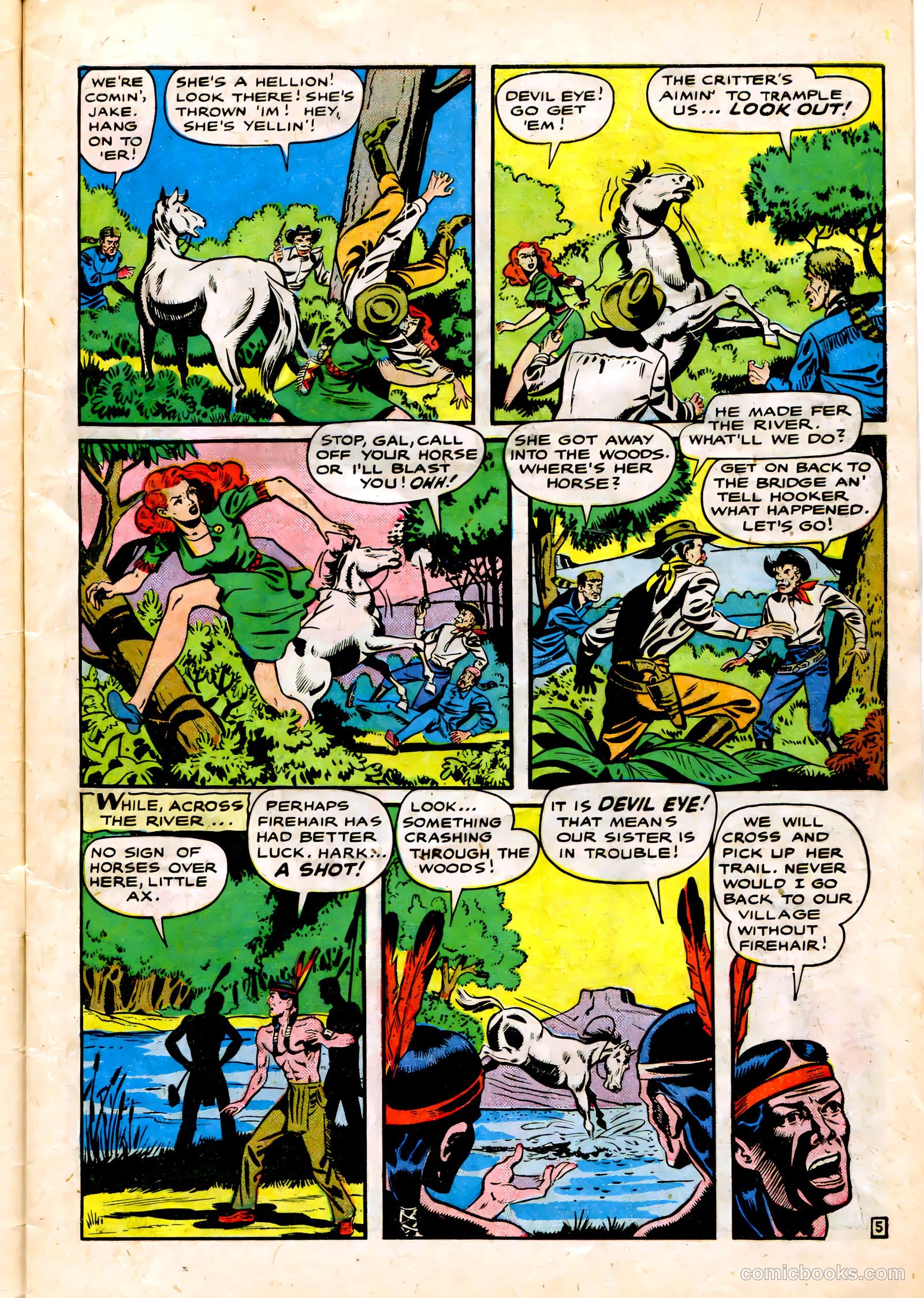 Rangers Comics #54 (1950) — page 7 of 36