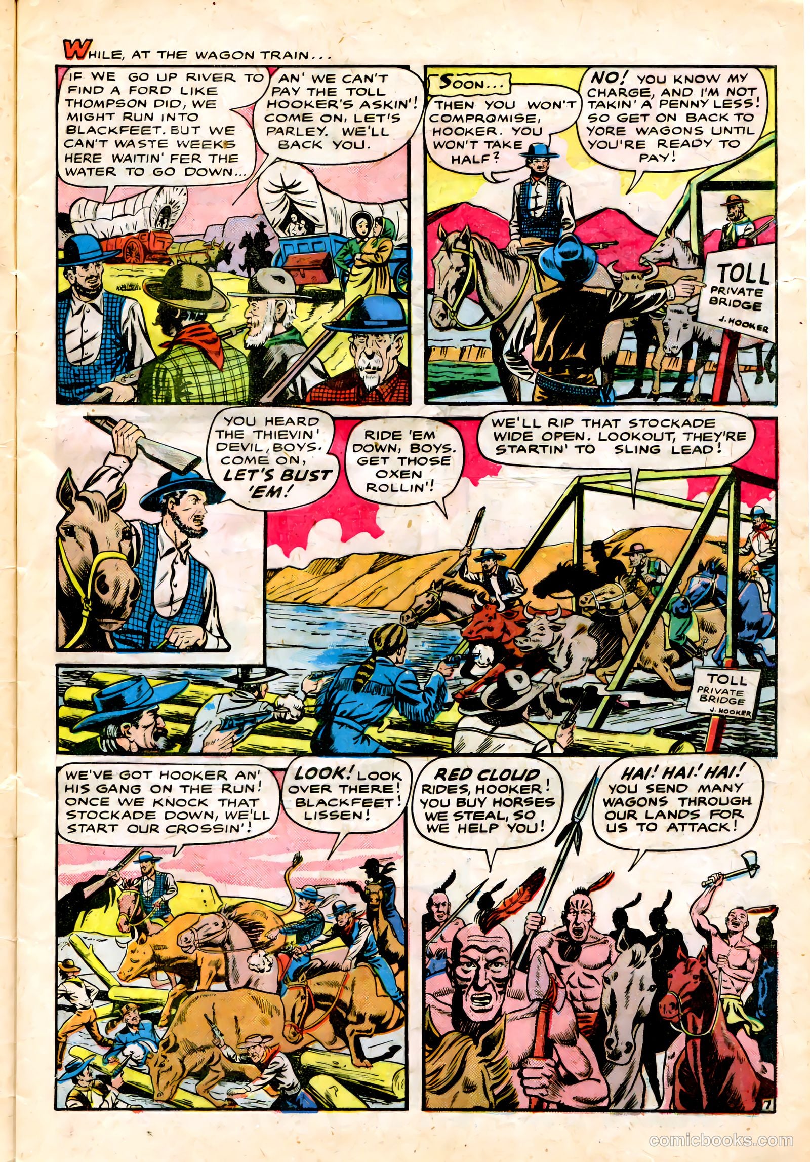 Rangers Comics #54 (1950) — page 9 of 36