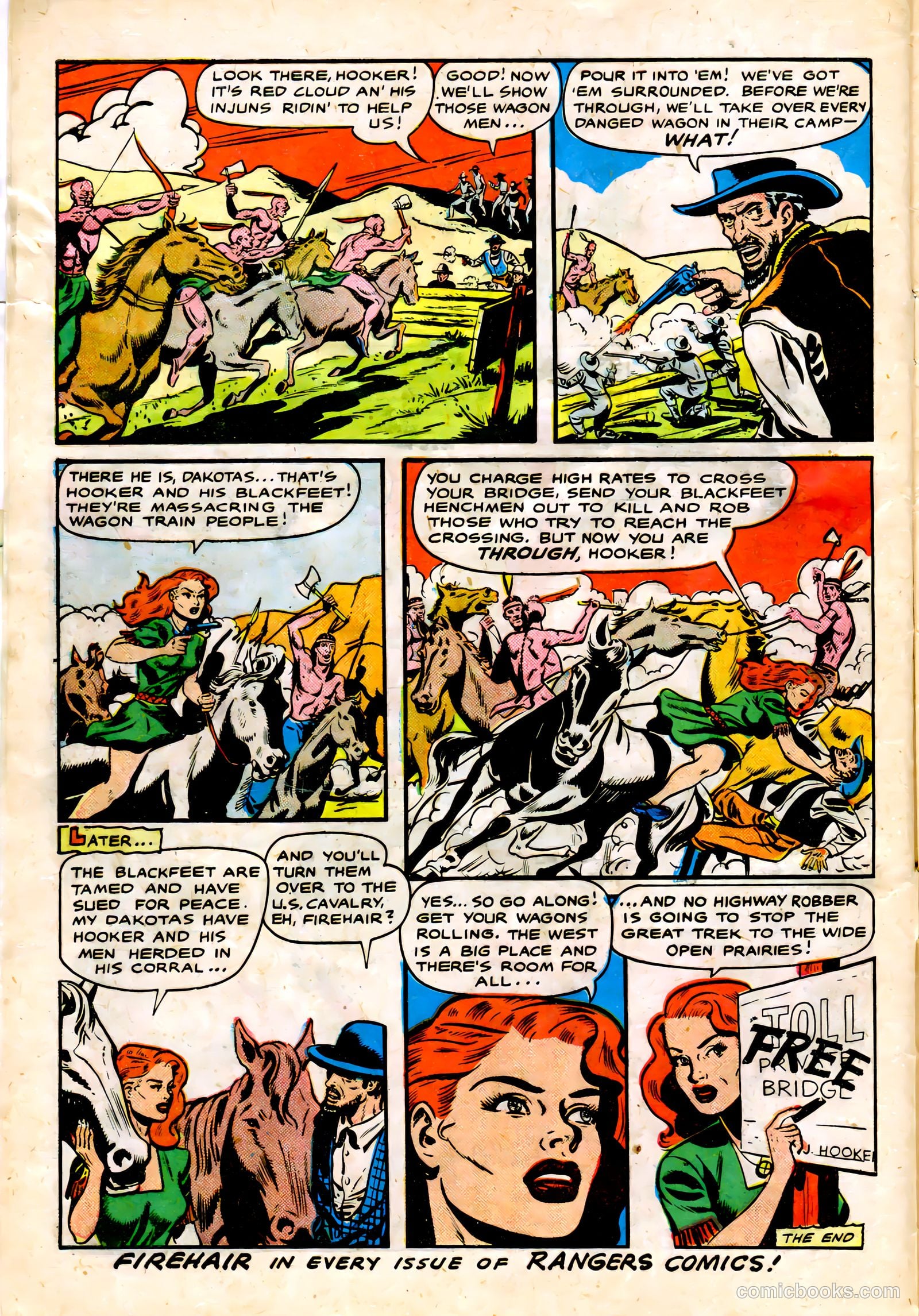 Rangers Comics #54 (1950) — page 10 of 36