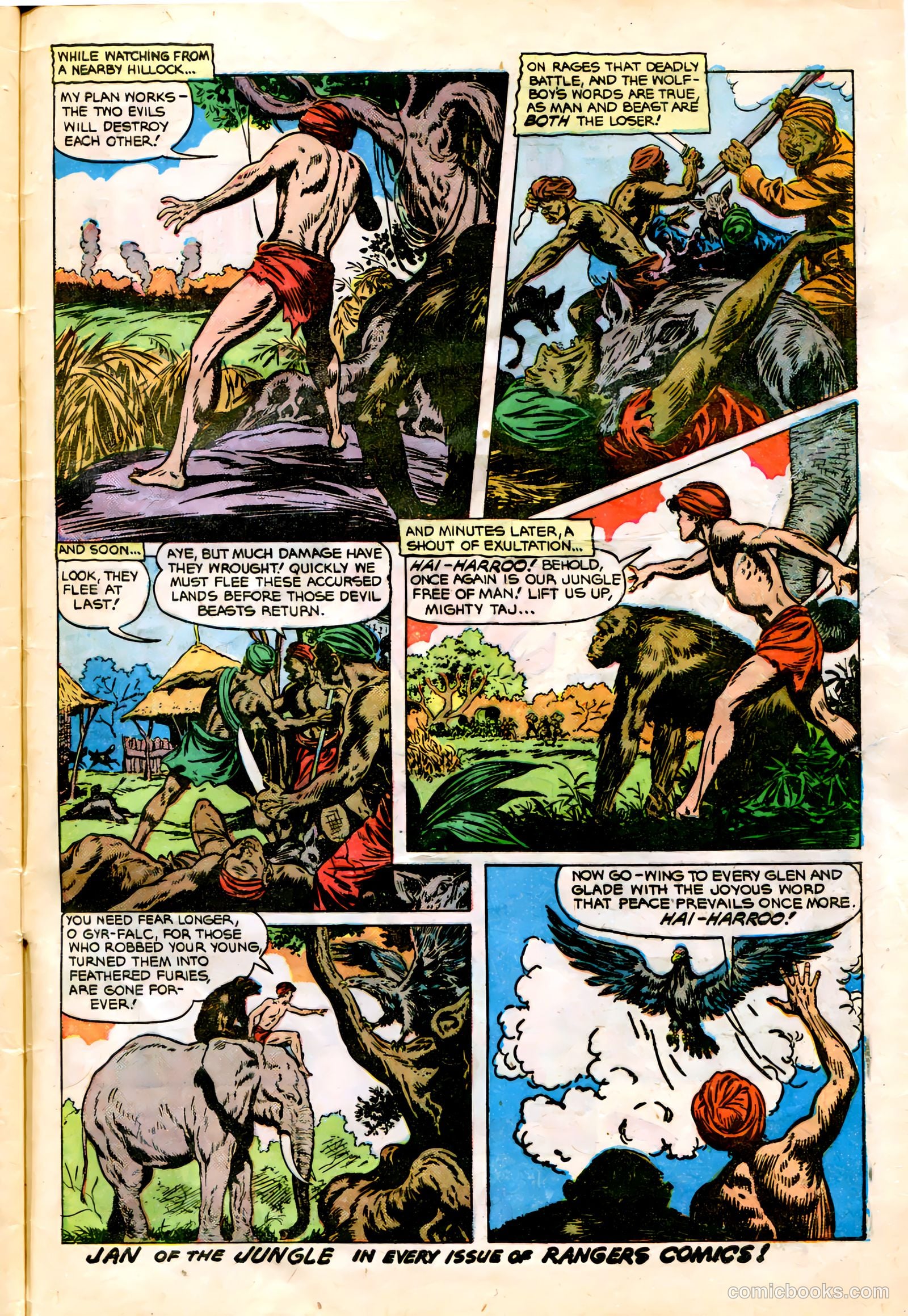 Rangers Comics #54 (1950) — page 33 of 36