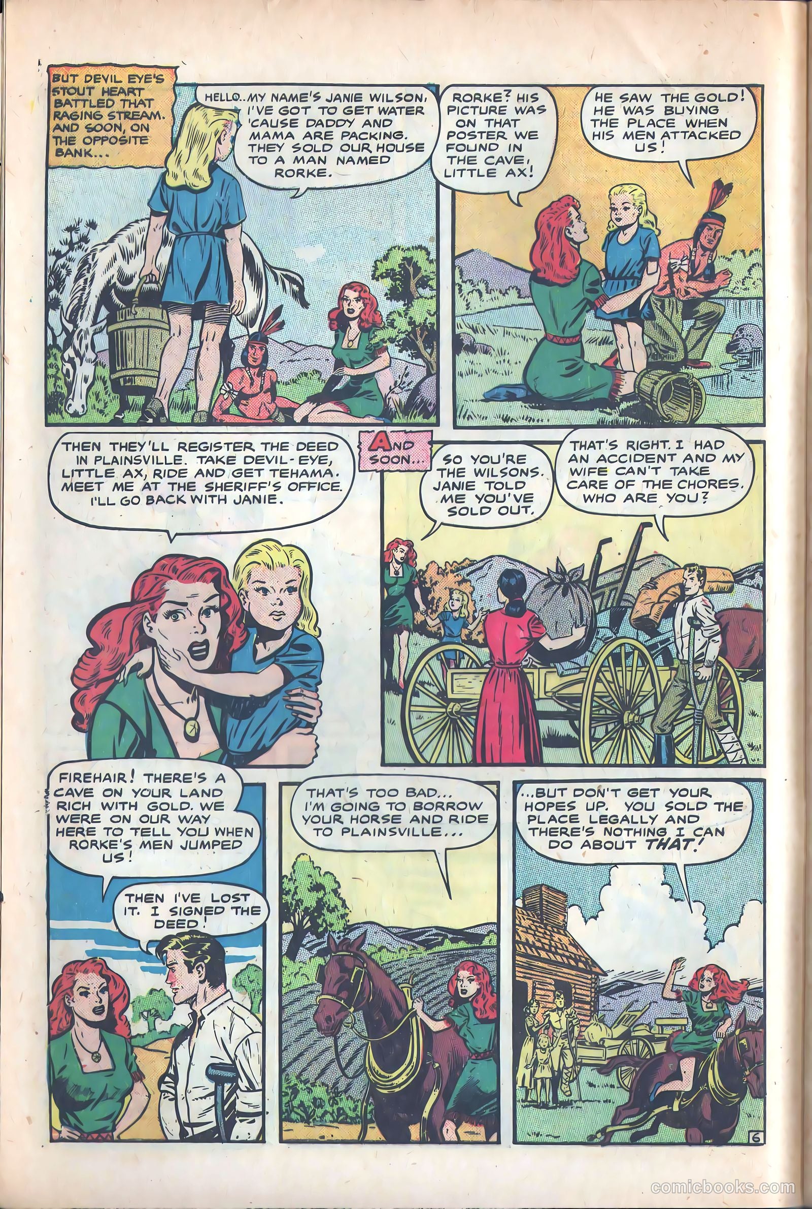Rangers Comics #55 (1950) — page 9 of 37