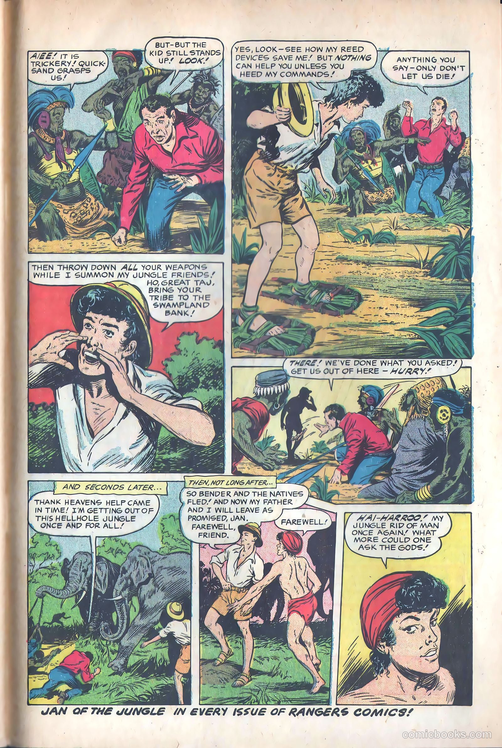 Rangers Comics #55 (1950) — page 34 of 37