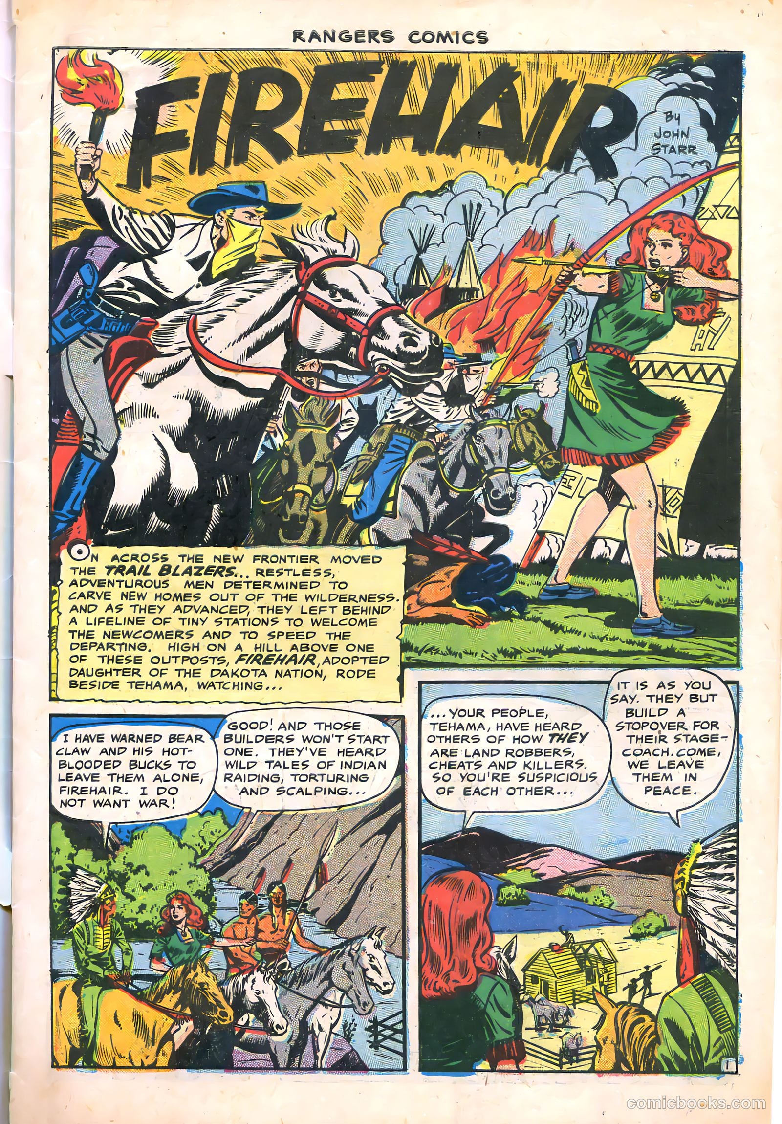 Rangers Comics #56 (1950) — page 4 of 37