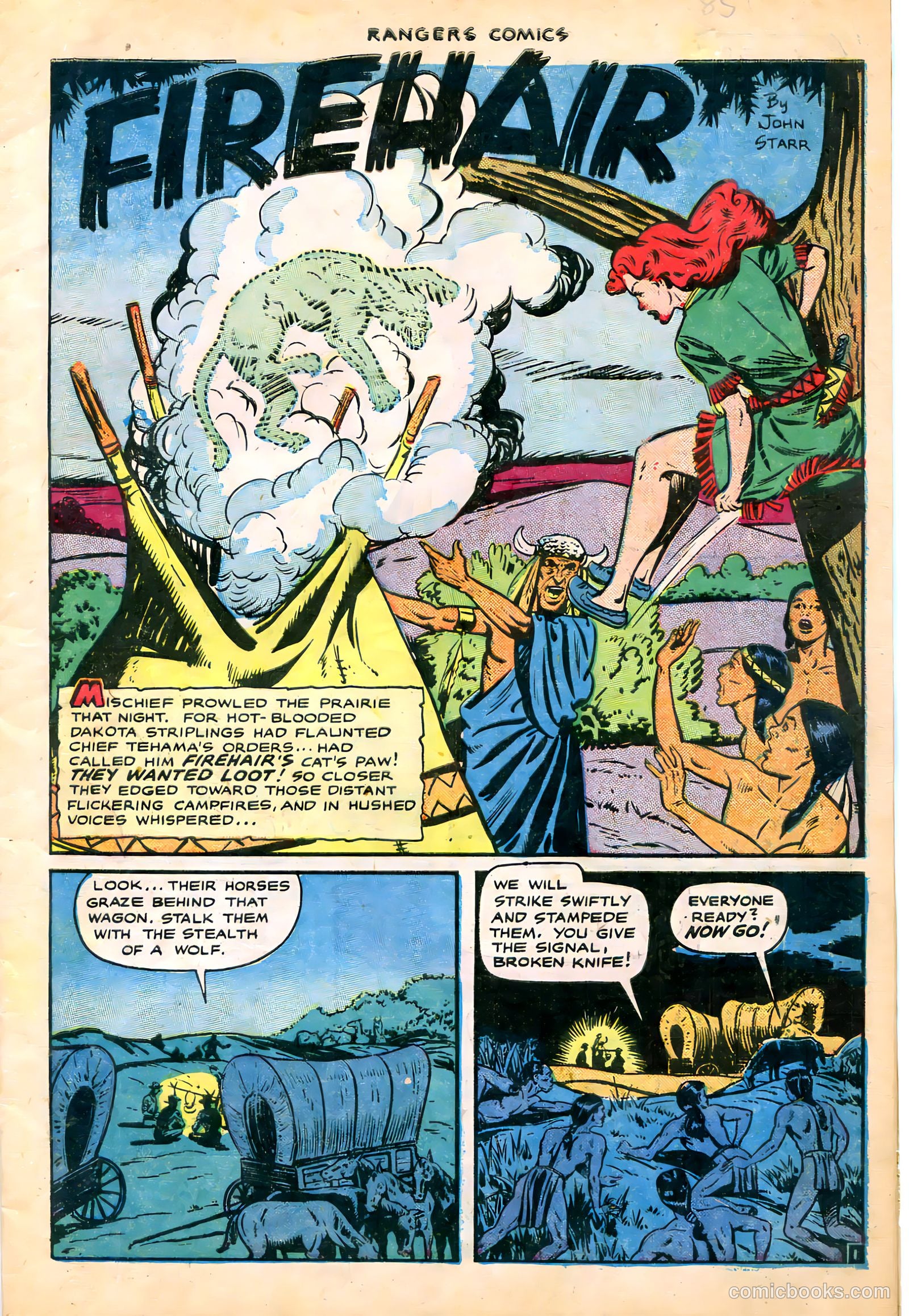 Rangers Comics #58 (1951) — page 3 of 36