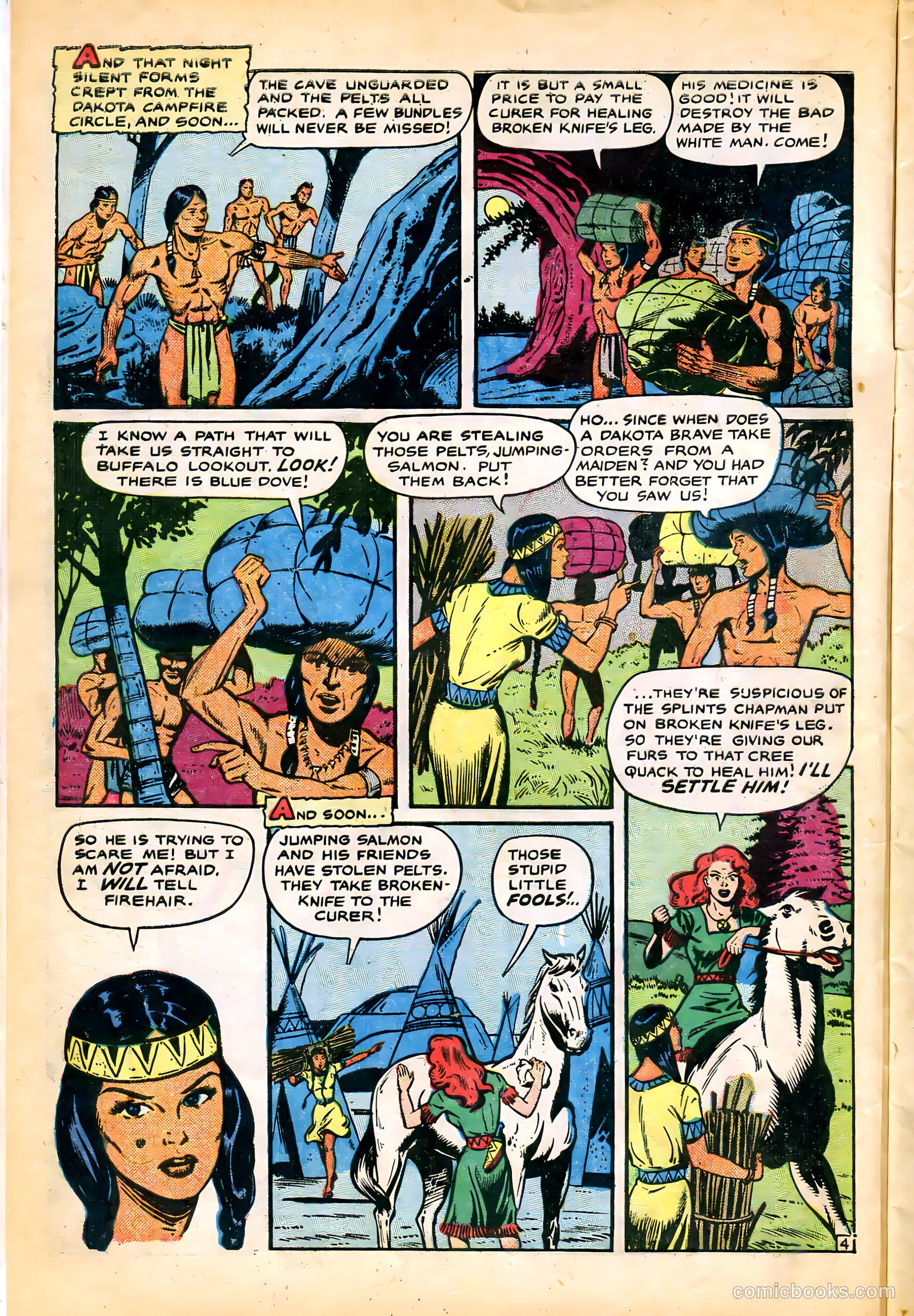 Rangers Comics #58 (1951) — page 6 of 36