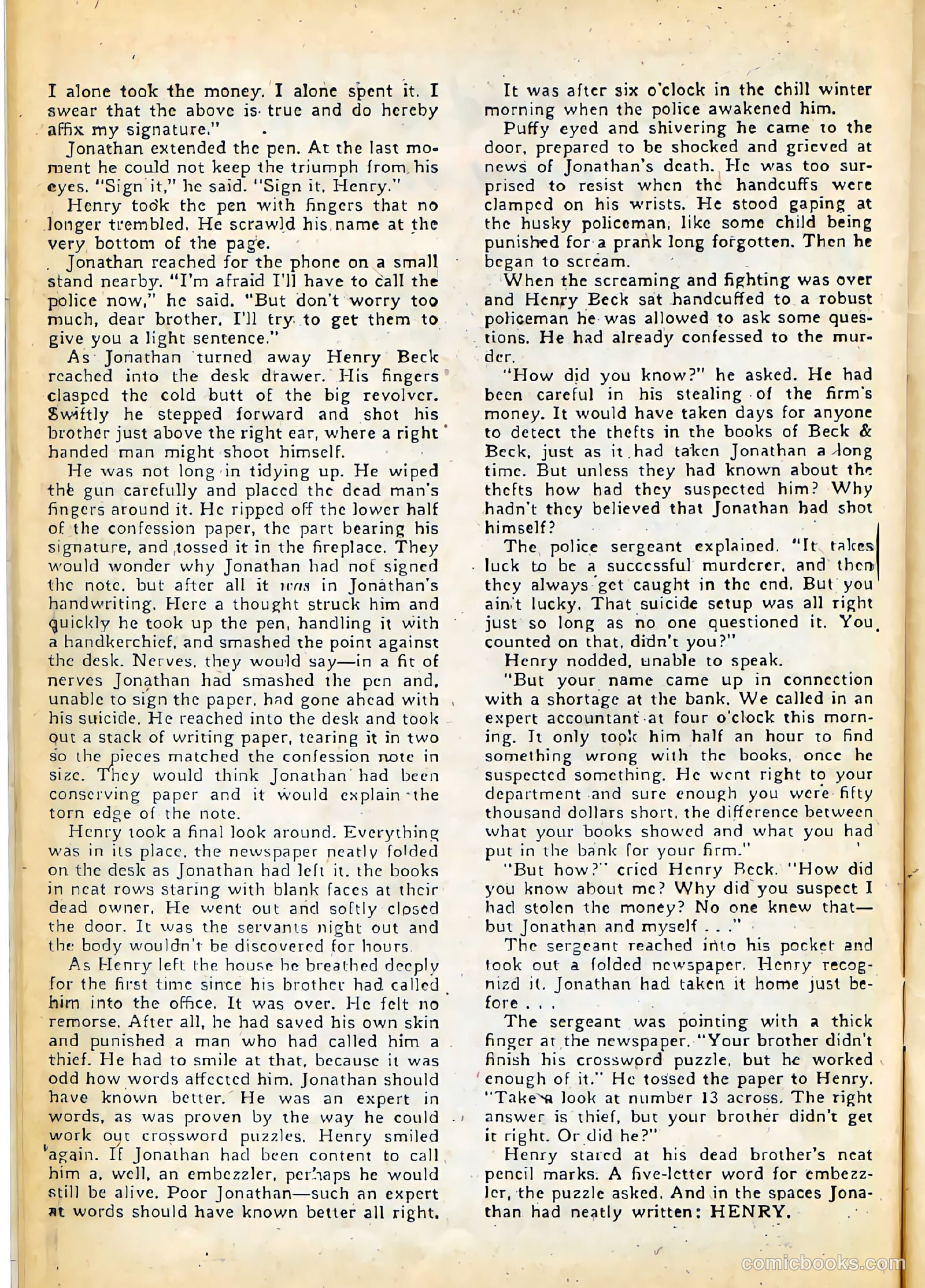 Rangers Comics #58 (1951) — page 26 of 36