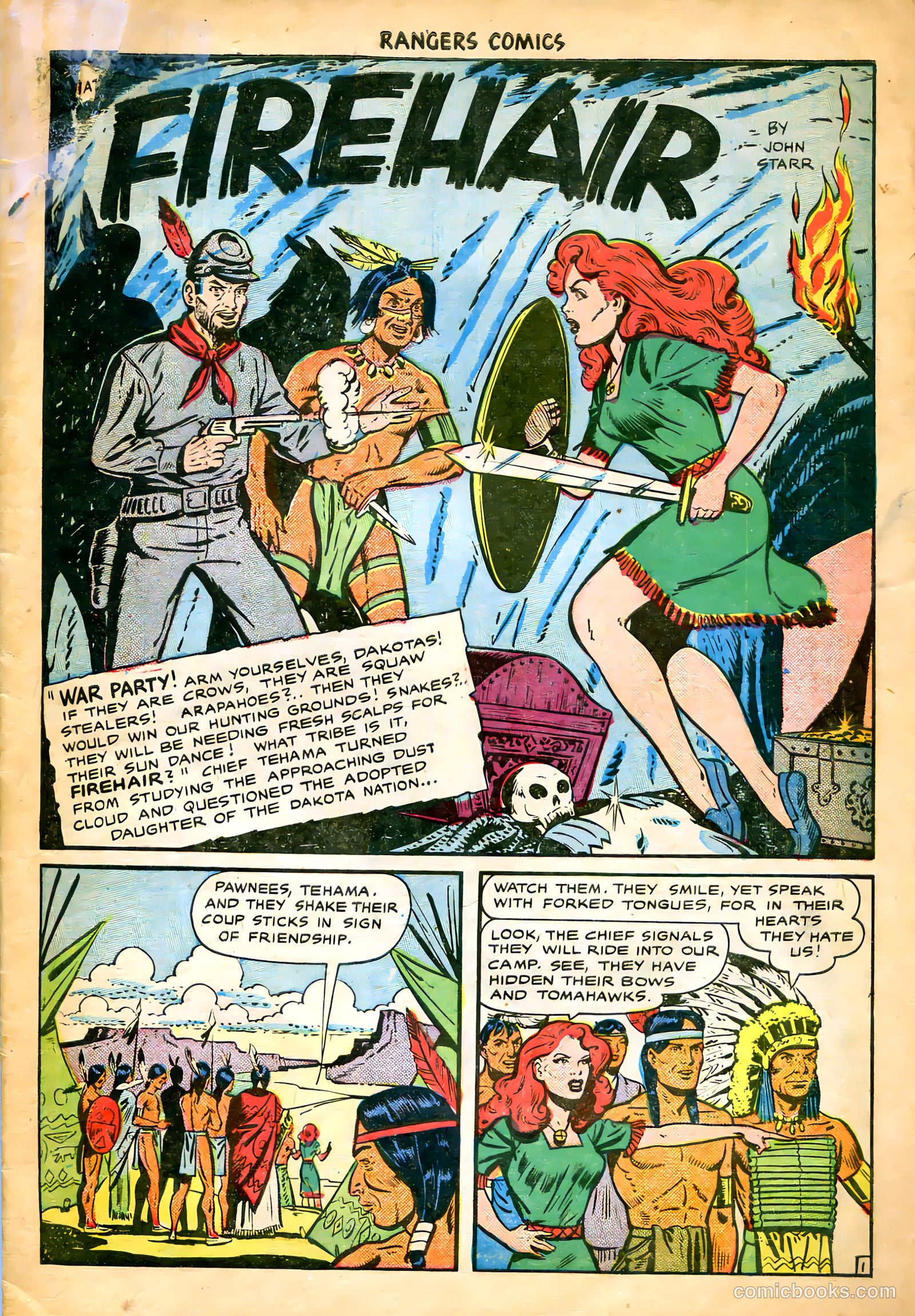 Rangers Comics #59 (1951) — page 3 of 36