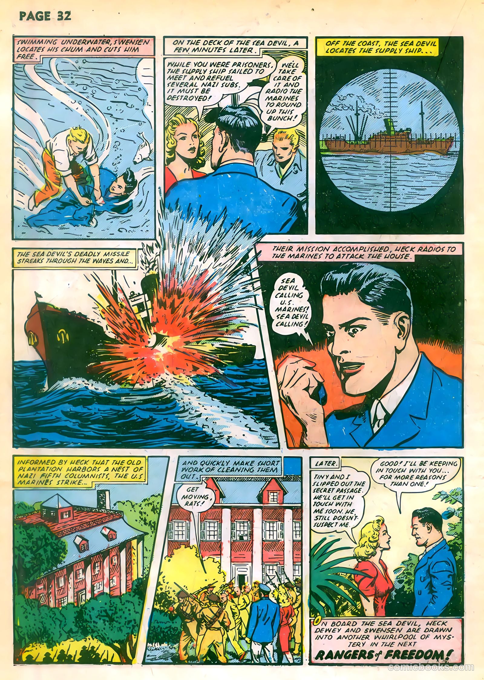 Rangers Comics #6 (1951) — page 34 of 68