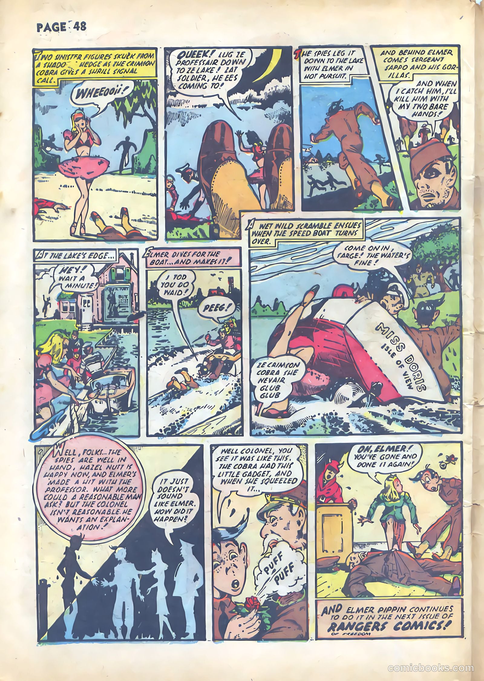Rangers Comics #6 (1951) — page 50 of 68