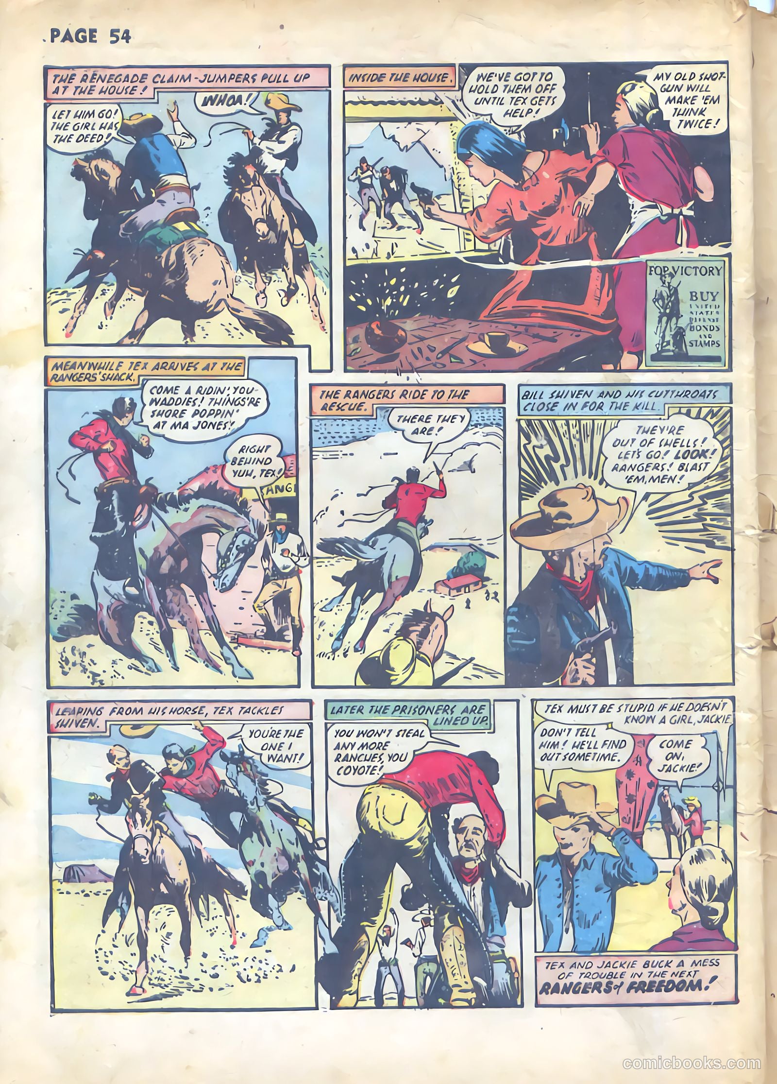 Rangers Comics #6 (1951) — page 56 of 68