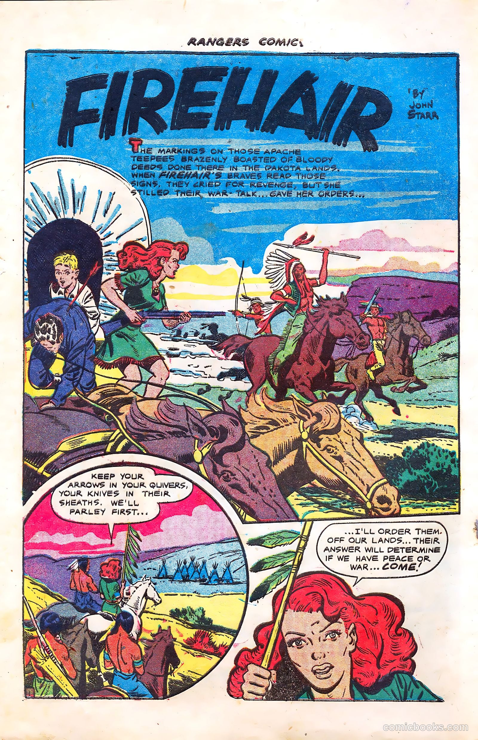 Rangers Comics #61 (1951) — page 4 of 36