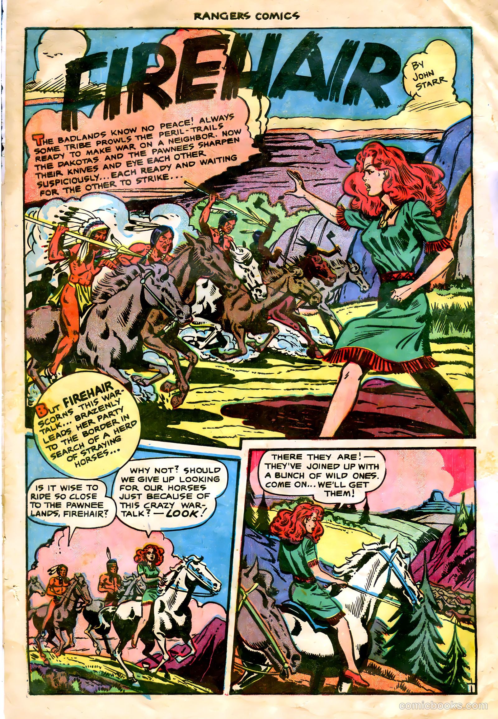Rangers Comics #62 (1951) — page 4 of 36