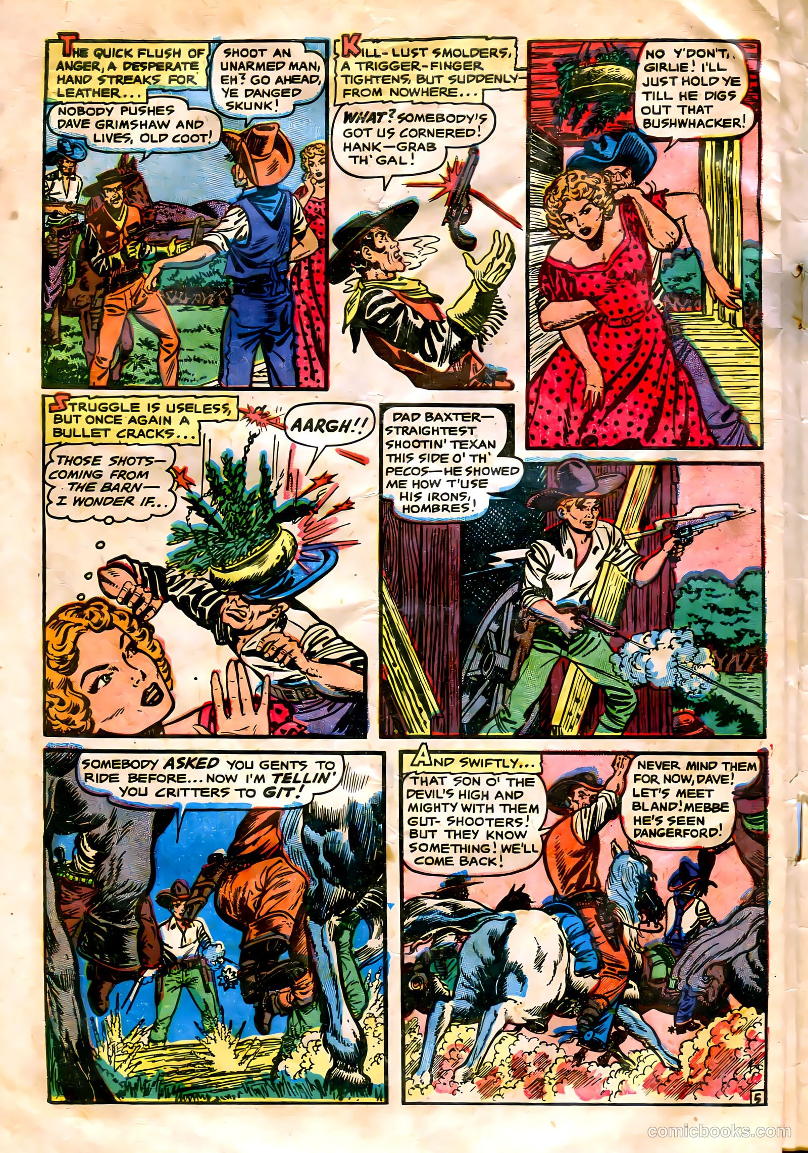 Rangers Comics #62 (1951) — page 30 of 36