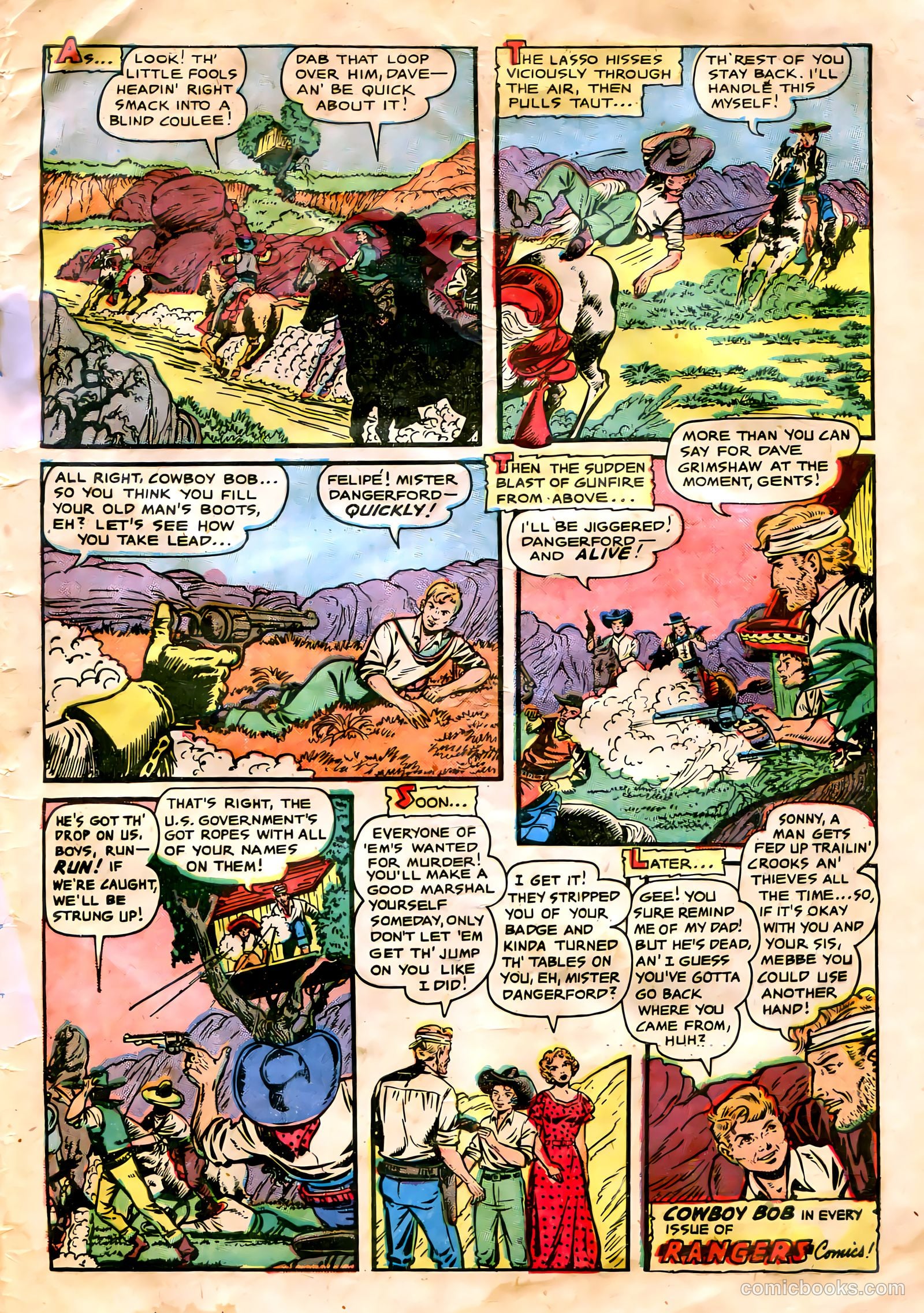 Rangers Comics #62 (1951) — page 33 of 36