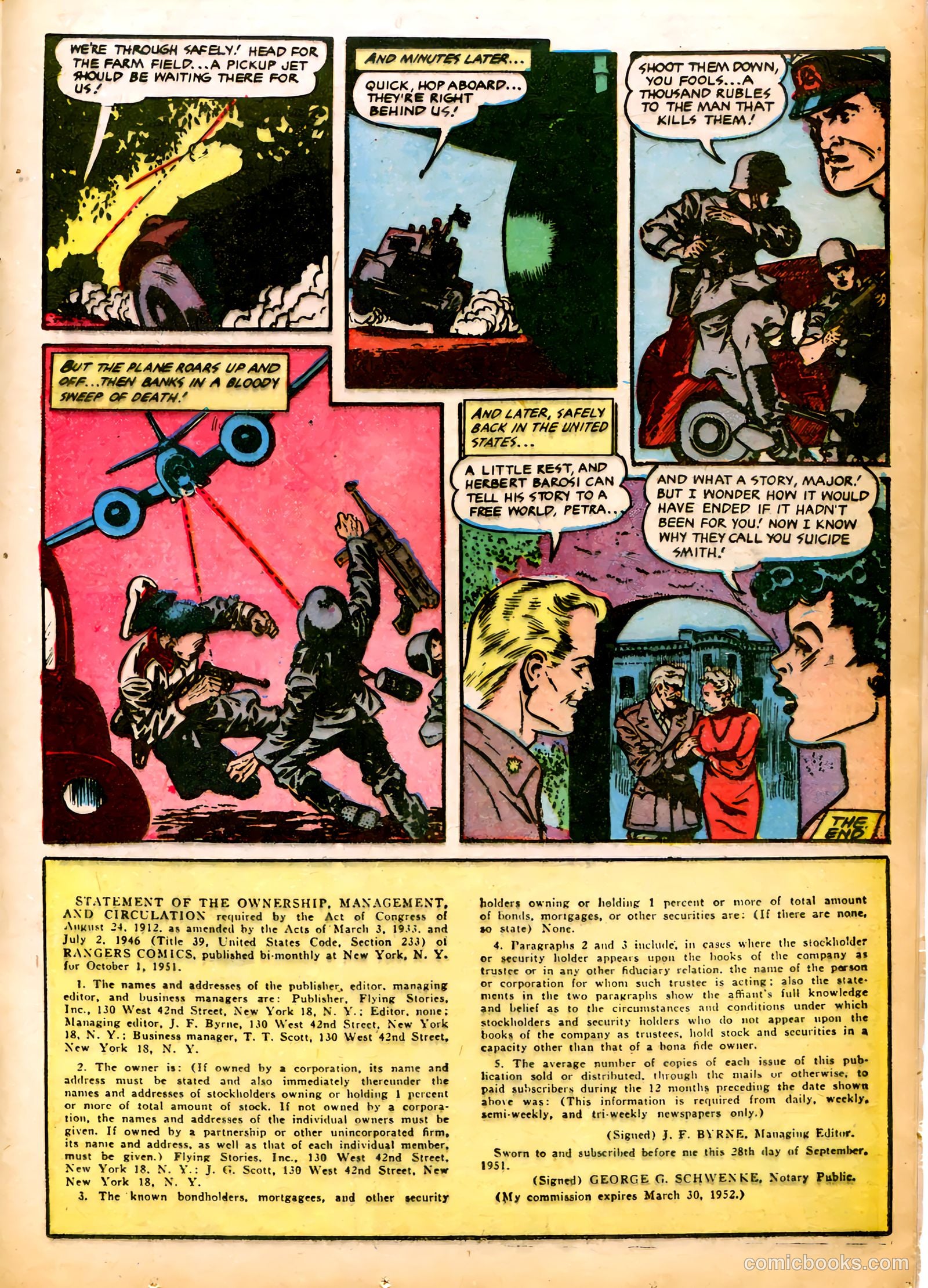 Rangers Comics #64 (1952) — page 17 of 36