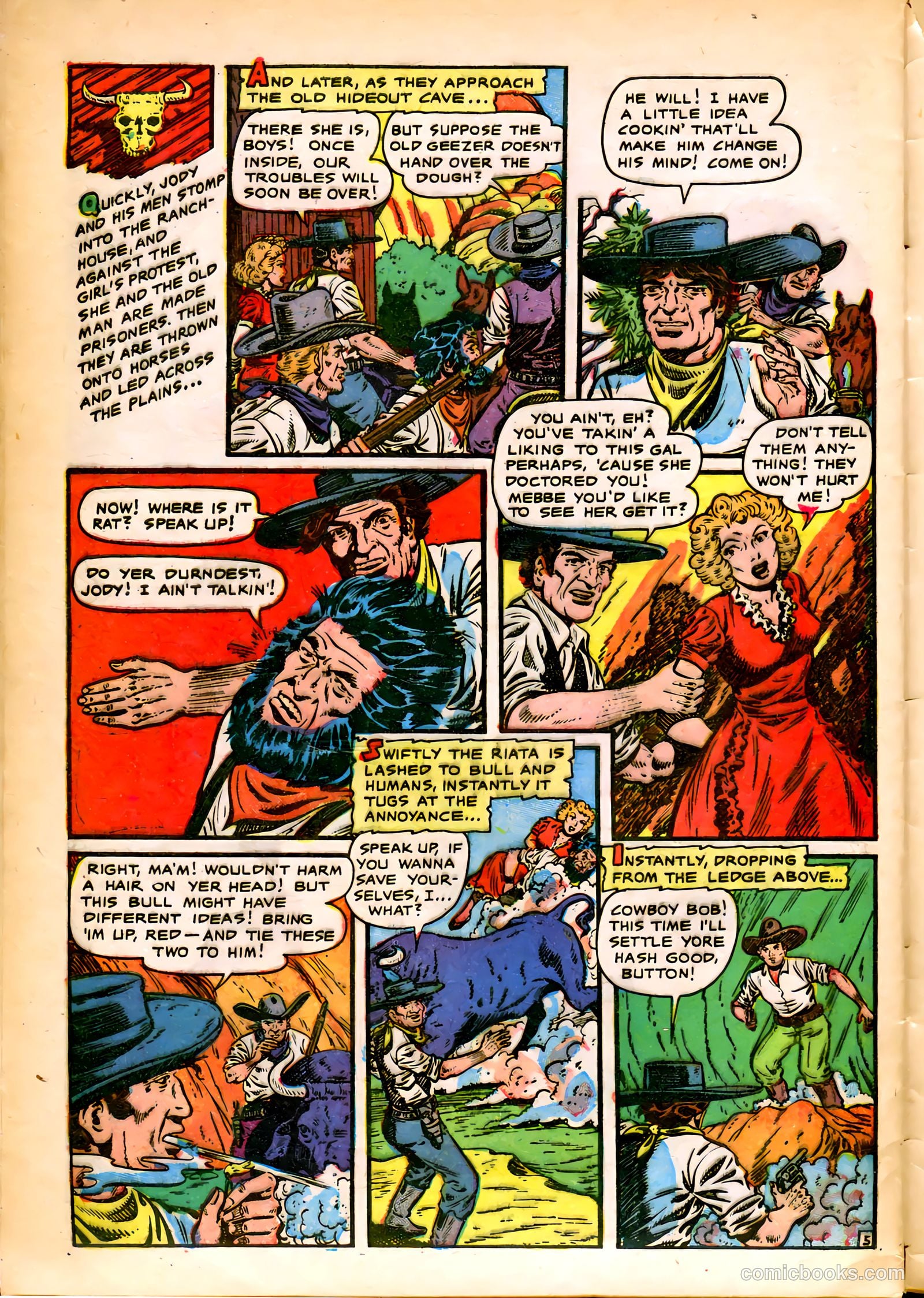 Rangers Comics #64 (1952) — page 32 of 36